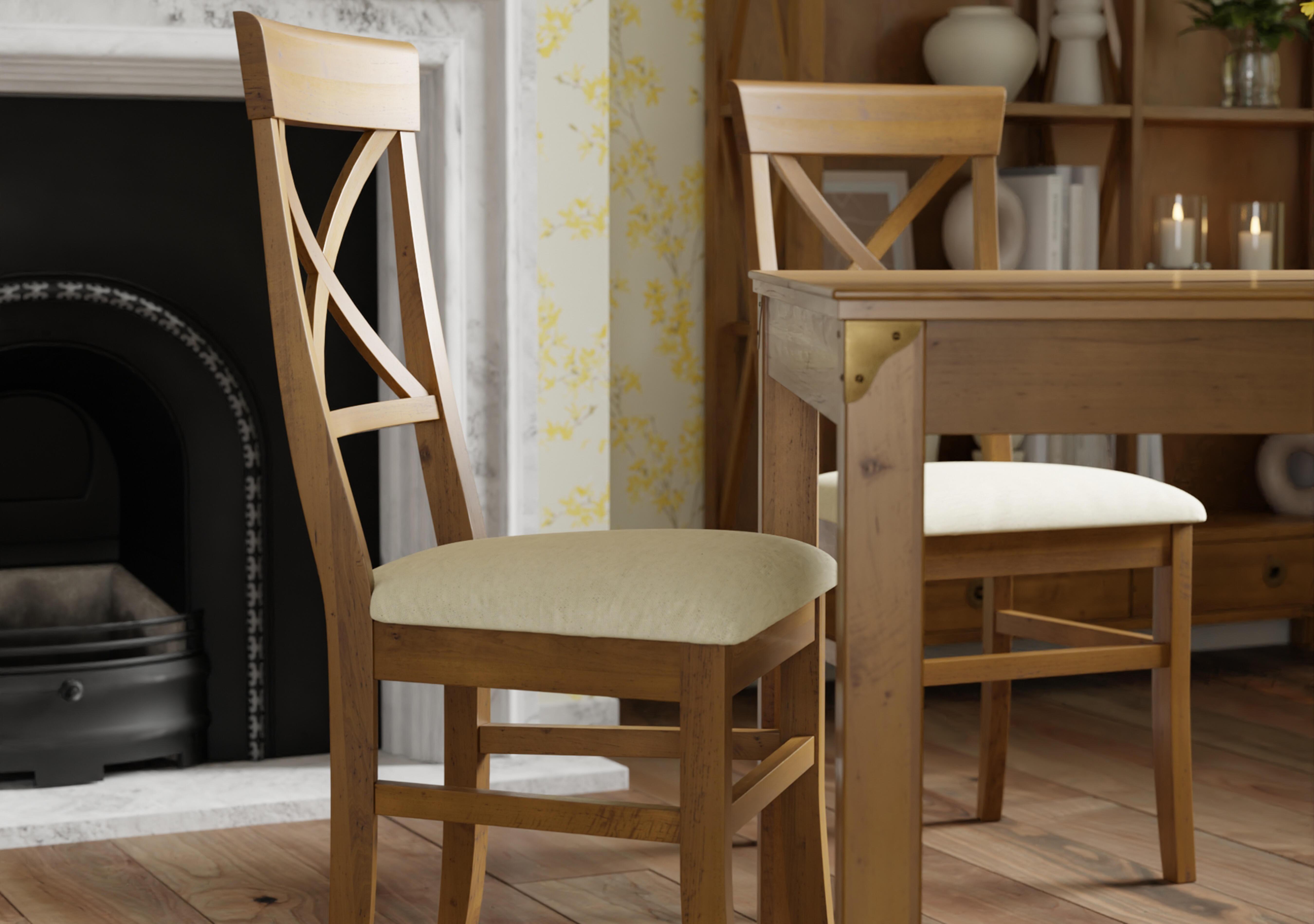 Balmoral Upholstered Dining Chairs in  on Furniture Village