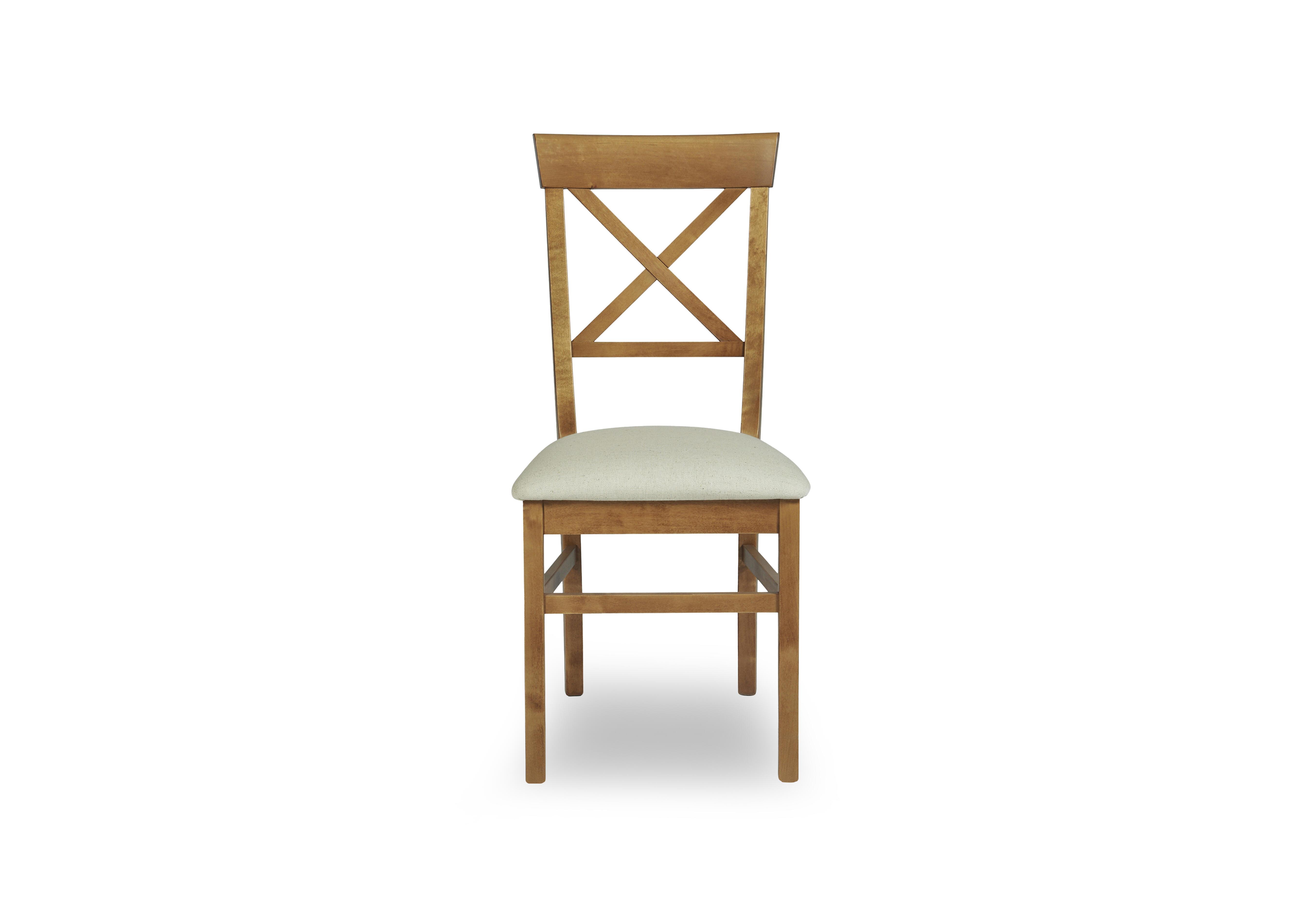 Balmoral Upholstered Dining Chairs in Honey on Furniture Village