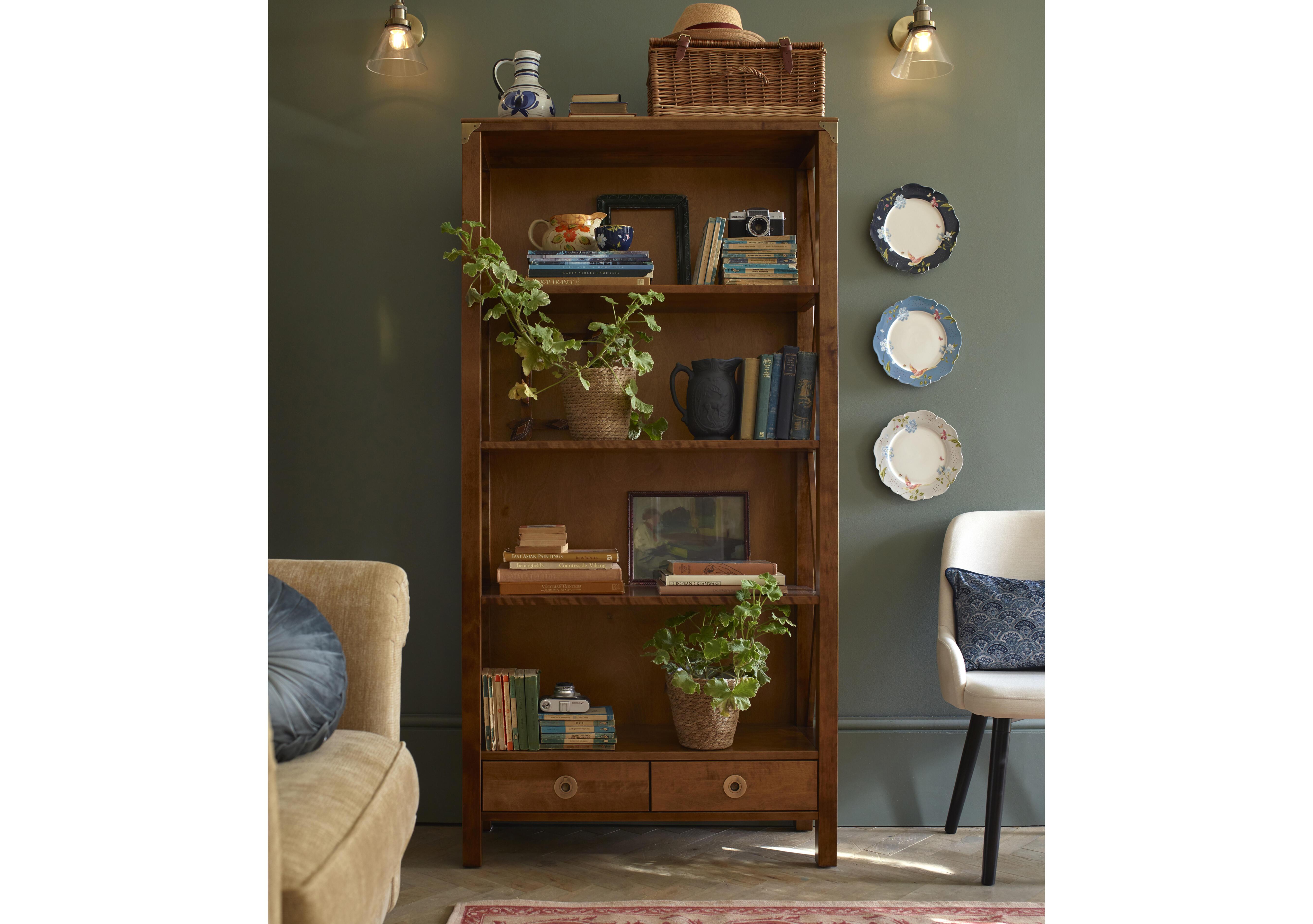 Balmoral 2 Drawer Single Bookcase in  on Furniture Village