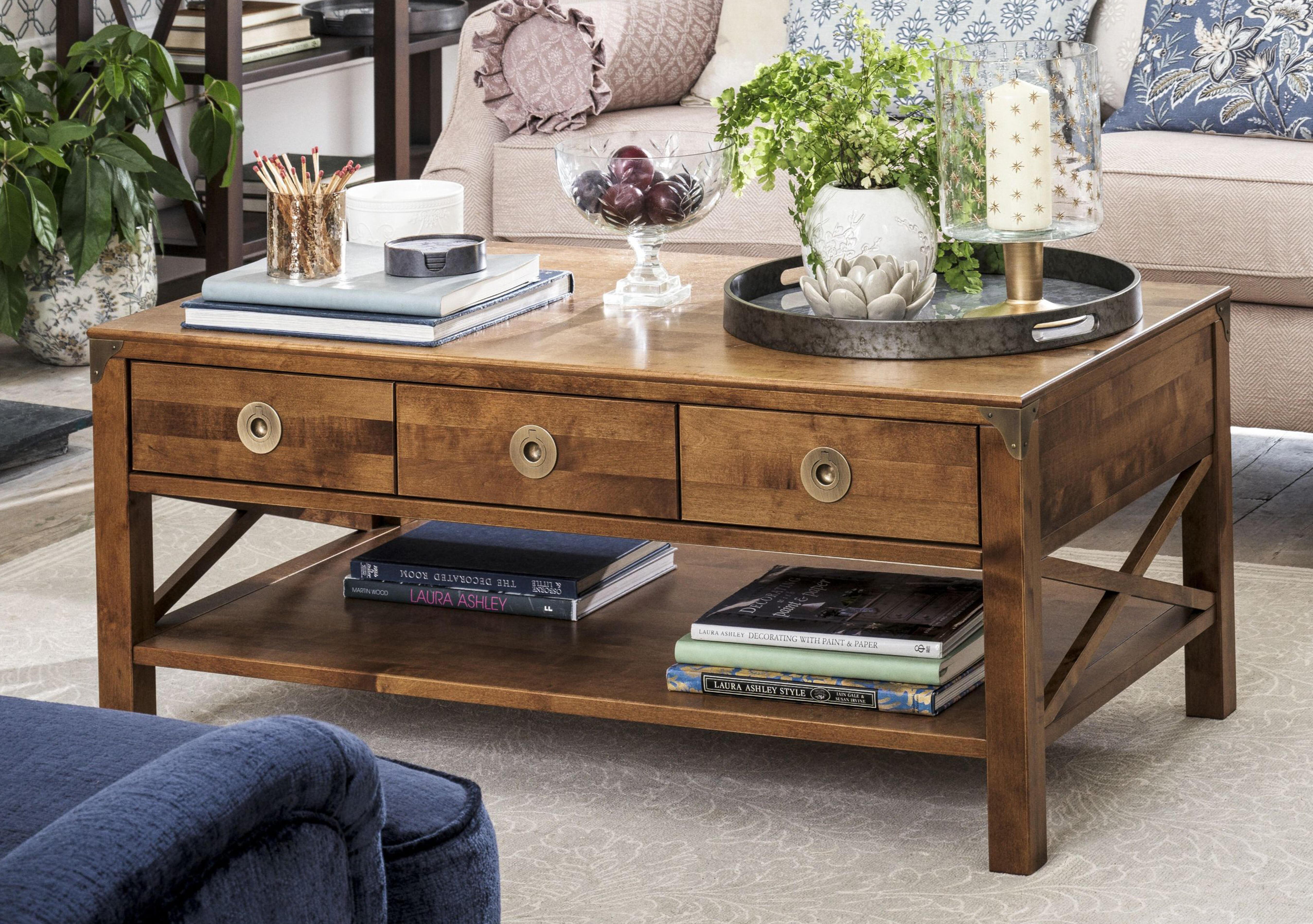 Balmoral 3 Drawer Coffee Table in  on Furniture Village