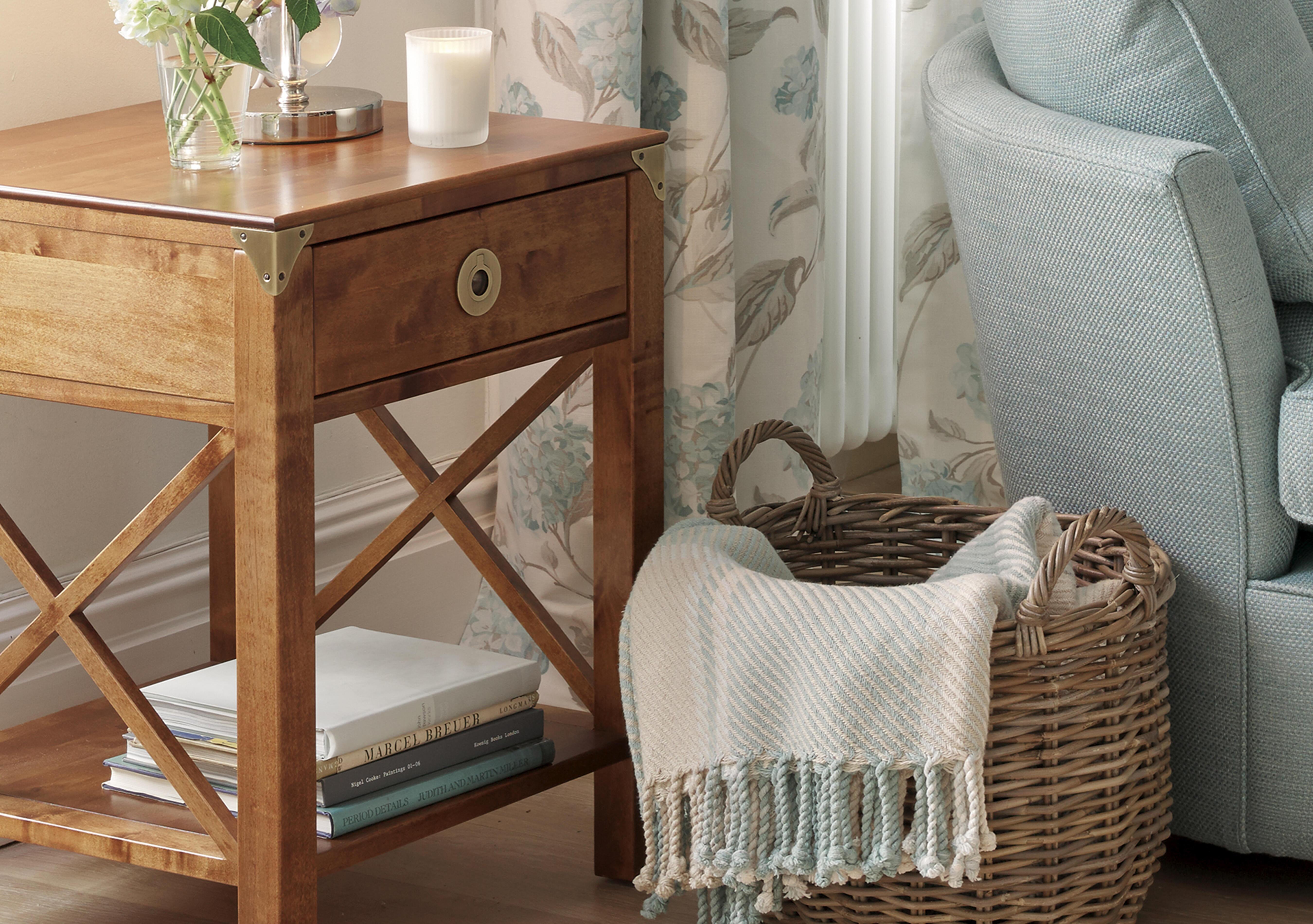Balmoral 1 Drawer Side Table in  on Furniture Village