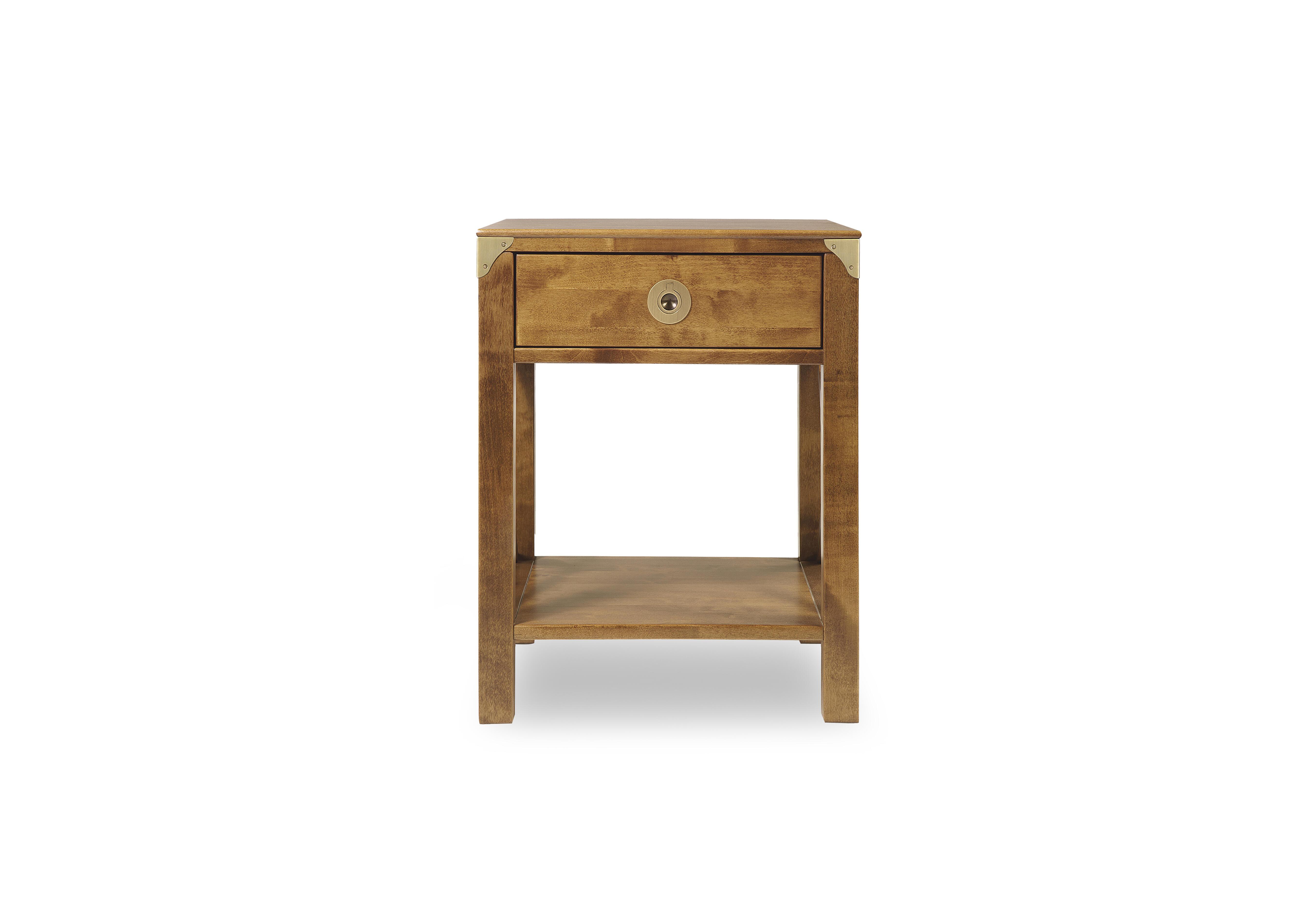 Balmoral 1 Drawer Side Table in Honey on Furniture Village