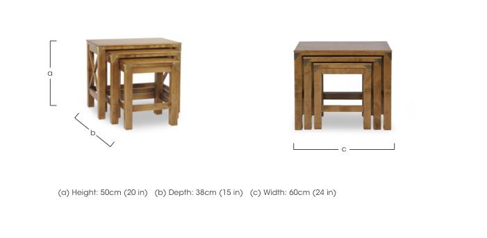 Balmoral Nest of 3 Tables in  on Furniture Village
