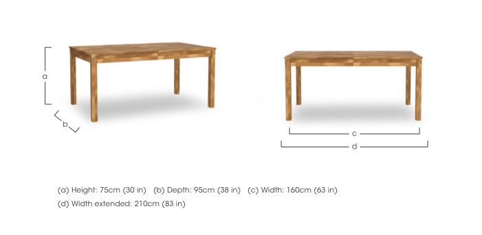 Balmoral Extending Dining Table in  on Furniture Village
