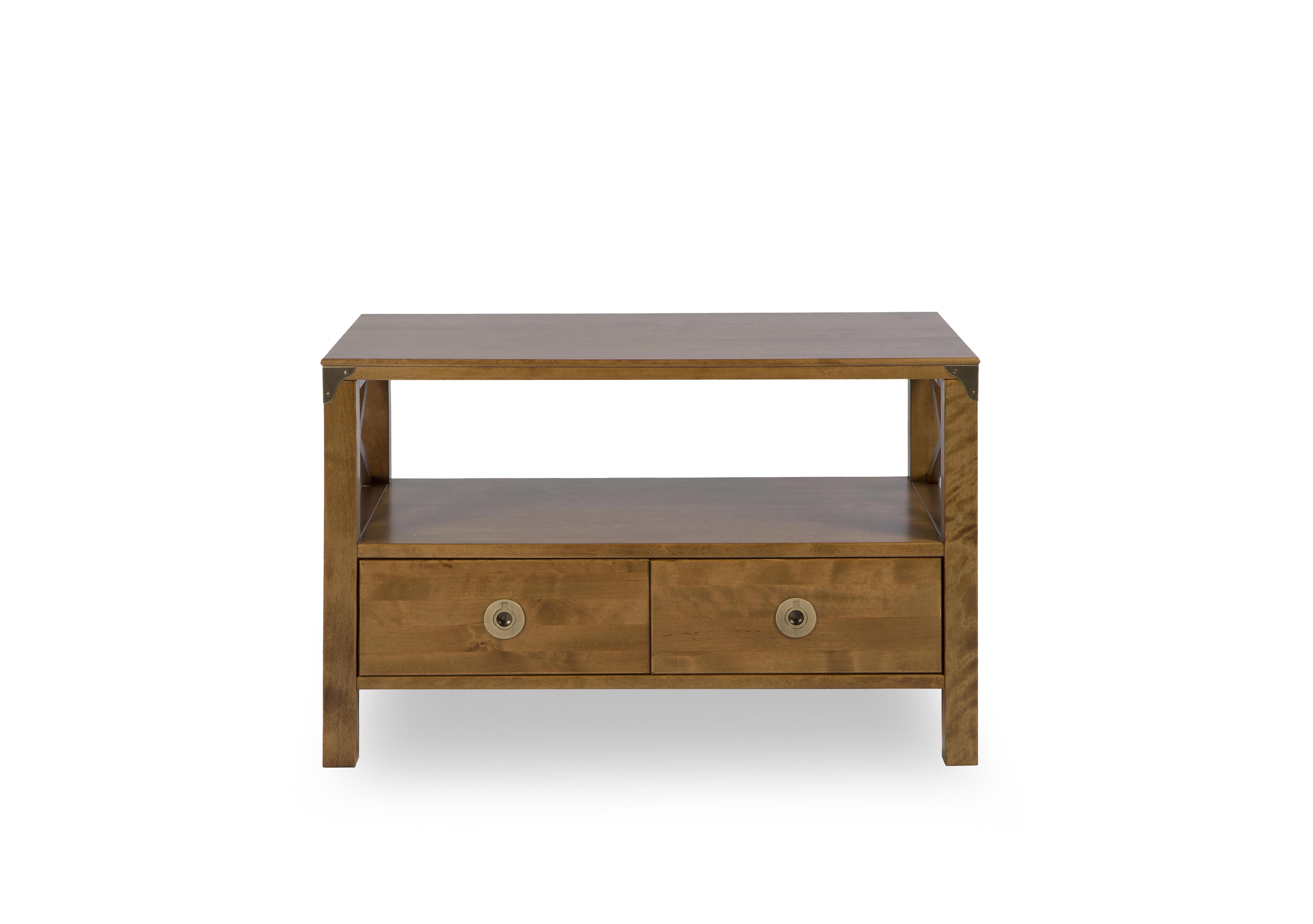 Balmoral 2 Drawer TV Unit in Honey on Furniture Village