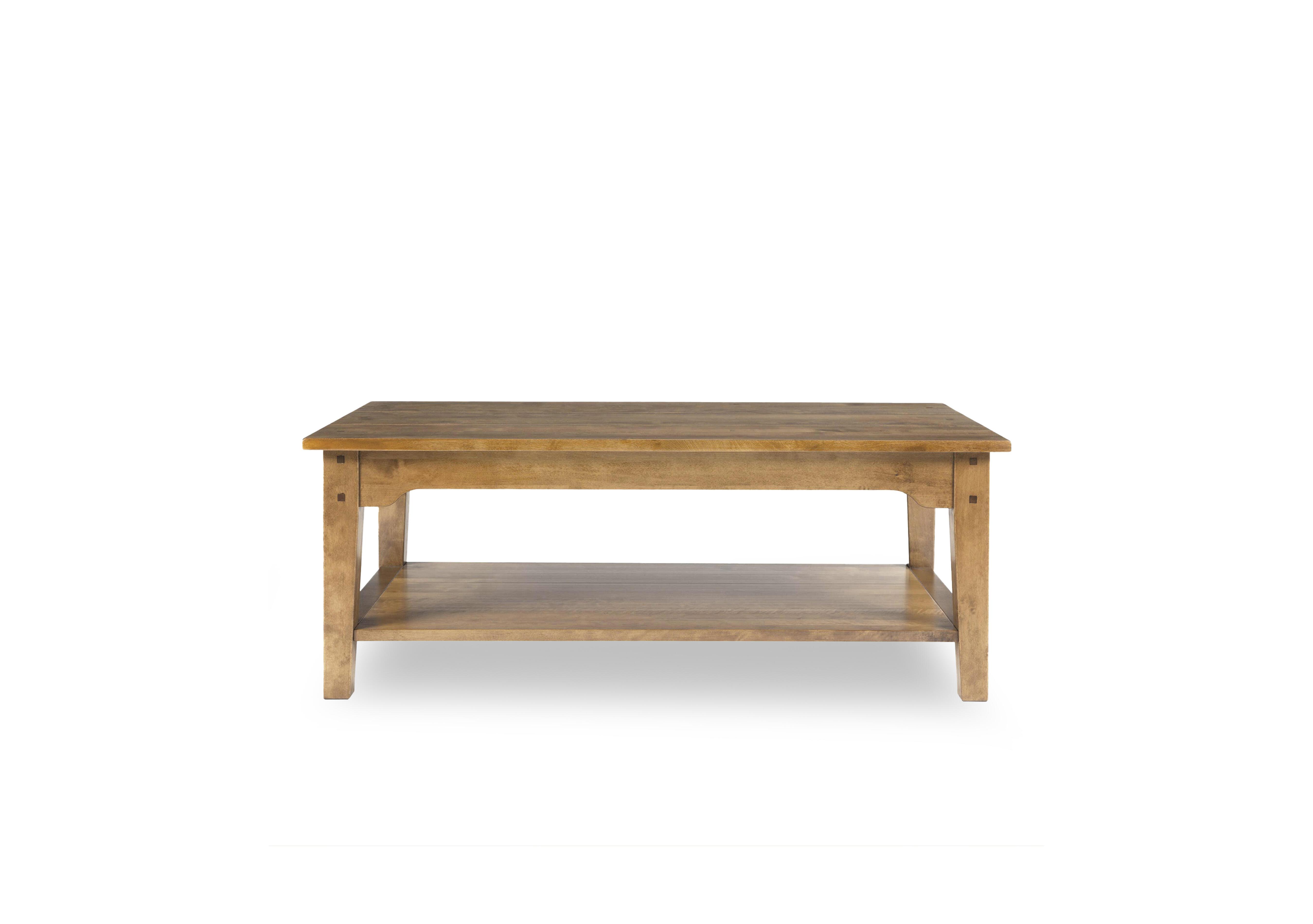 Garrat Rectangular Coffee Table in Honey on Furniture Village