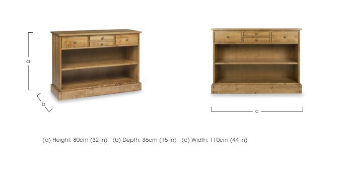 Garrat 4 Drawer Console Table in  on Furniture Village