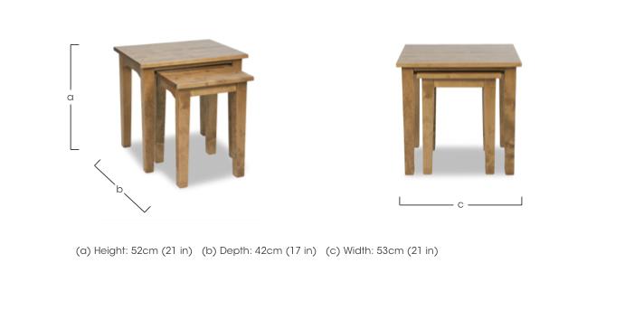 Garrat Nest of 2 Tables in  on Furniture Village