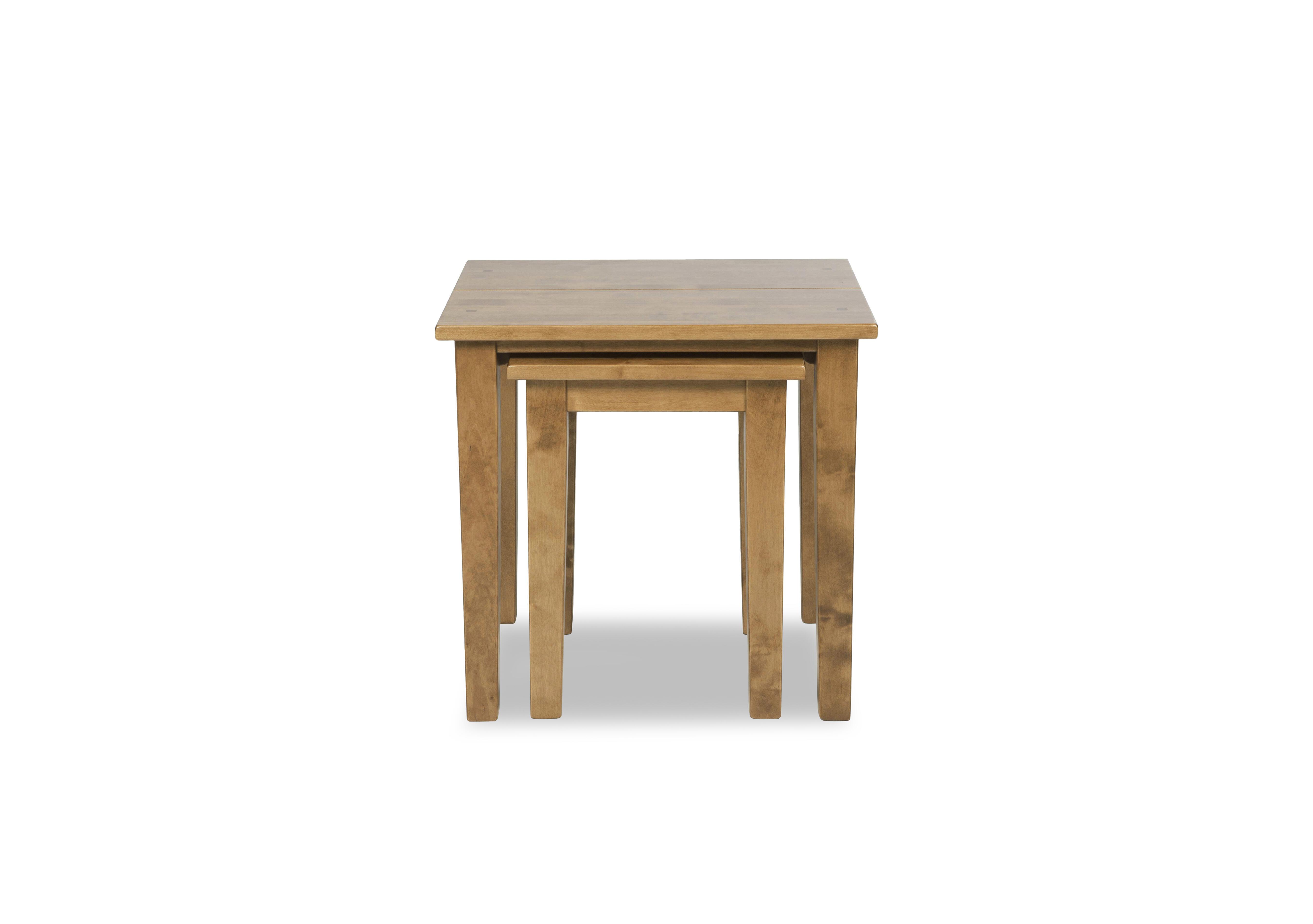 Garrat Nest of 2 Tables in Honey on Furniture Village