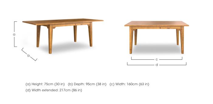 Garrat Extending Dining Table in  on Furniture Village