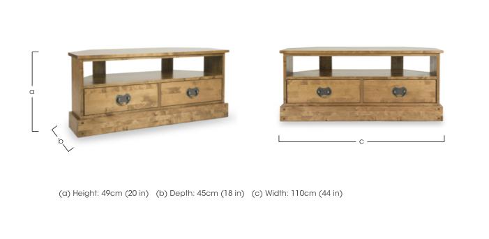 Garrat Corner TV Unit in  on Furniture Village