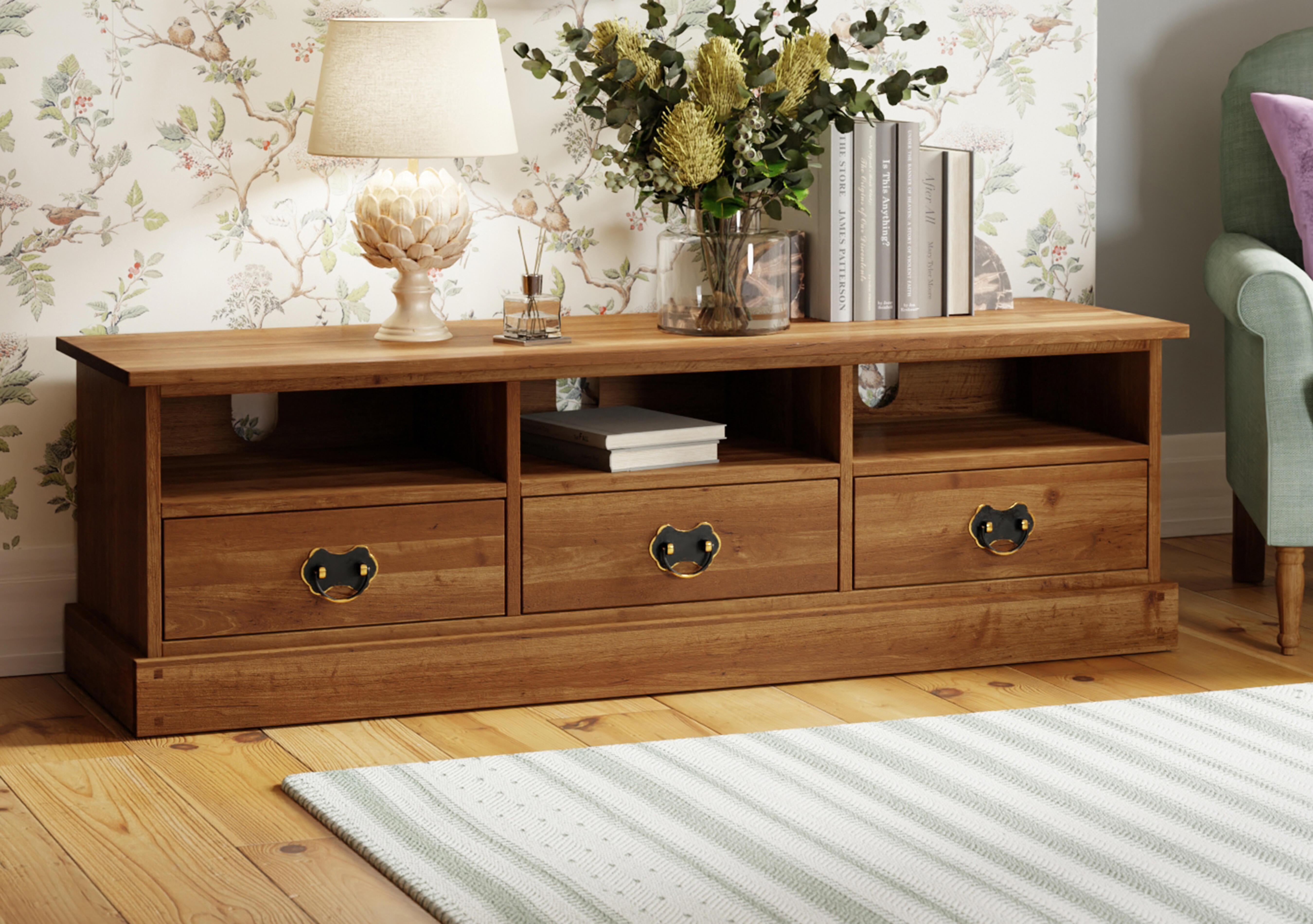Garrat 3 Drawer TV Unit in  on Furniture Village