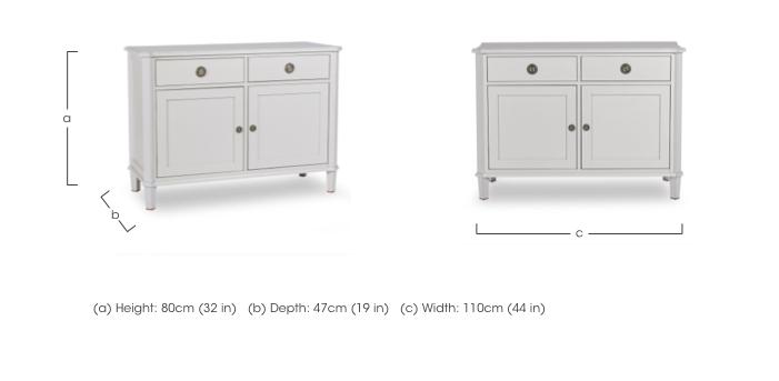 Henshaw 2 Door 2 Drawer Sideboard in  on Furniture Village
