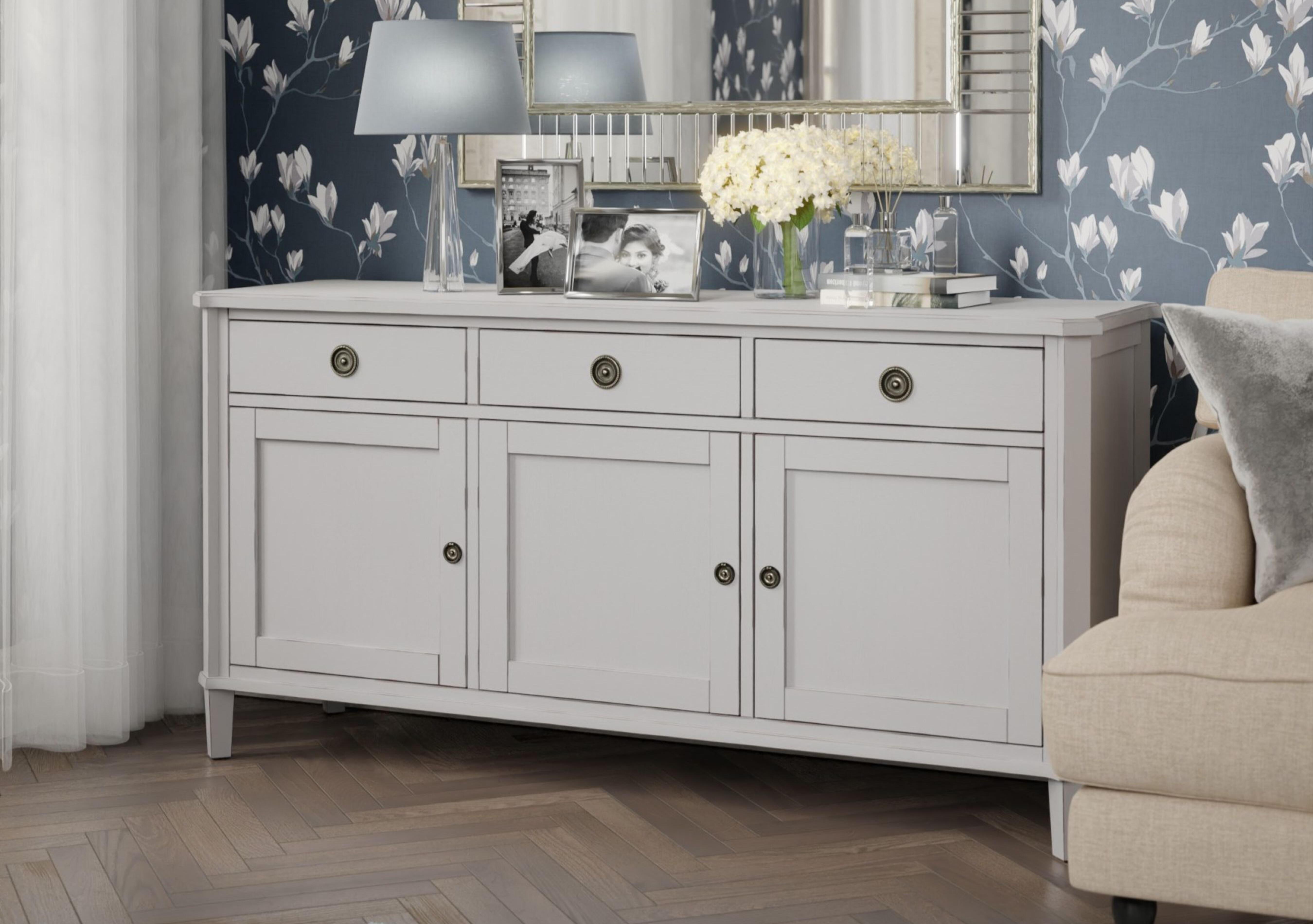 Henshaw 3 Door 3 Drawer Sideboard in  on Furniture Village