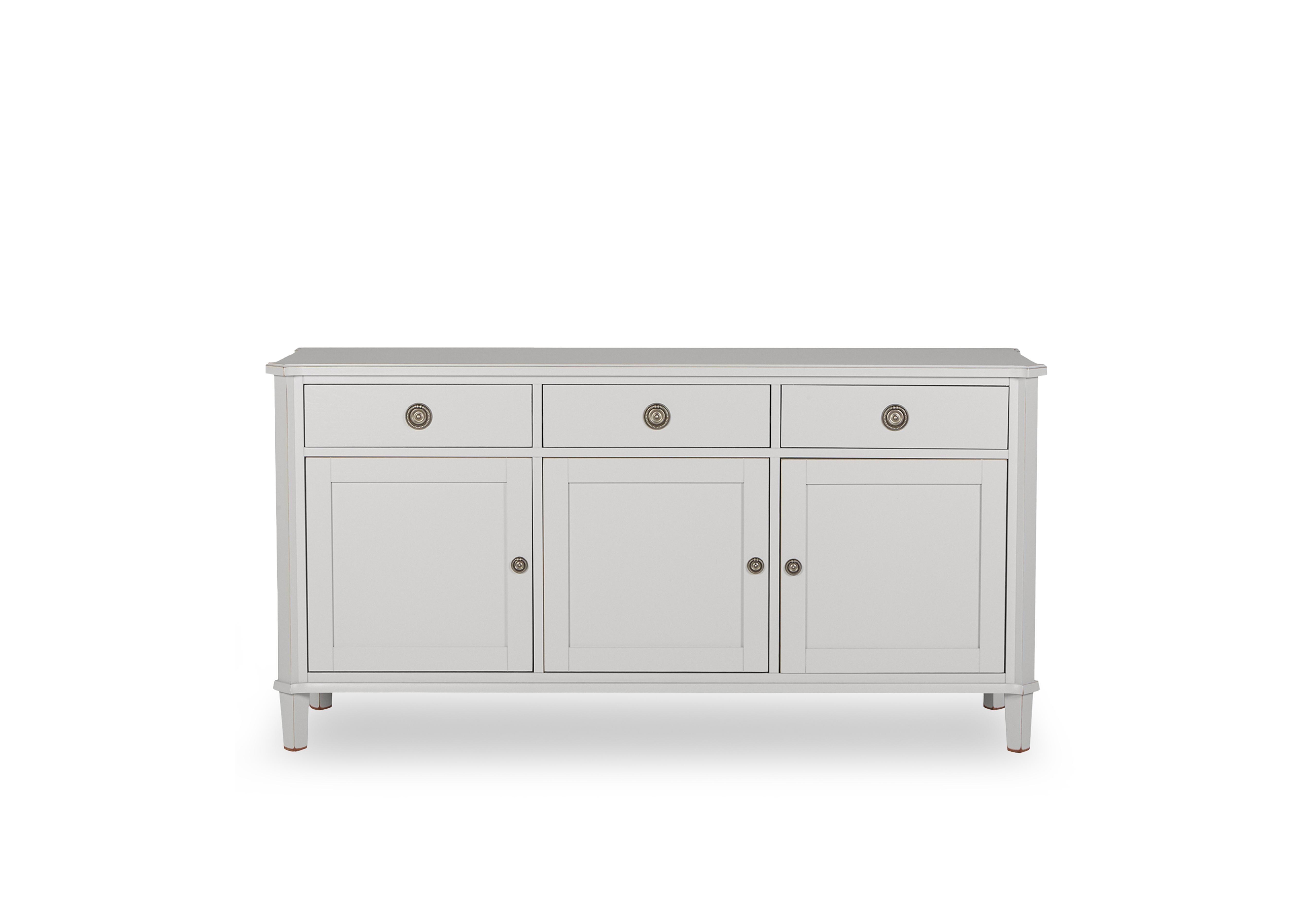 Henshaw 3 Door 3 Drawer Sideboard in Pale Steel on Furniture Village
