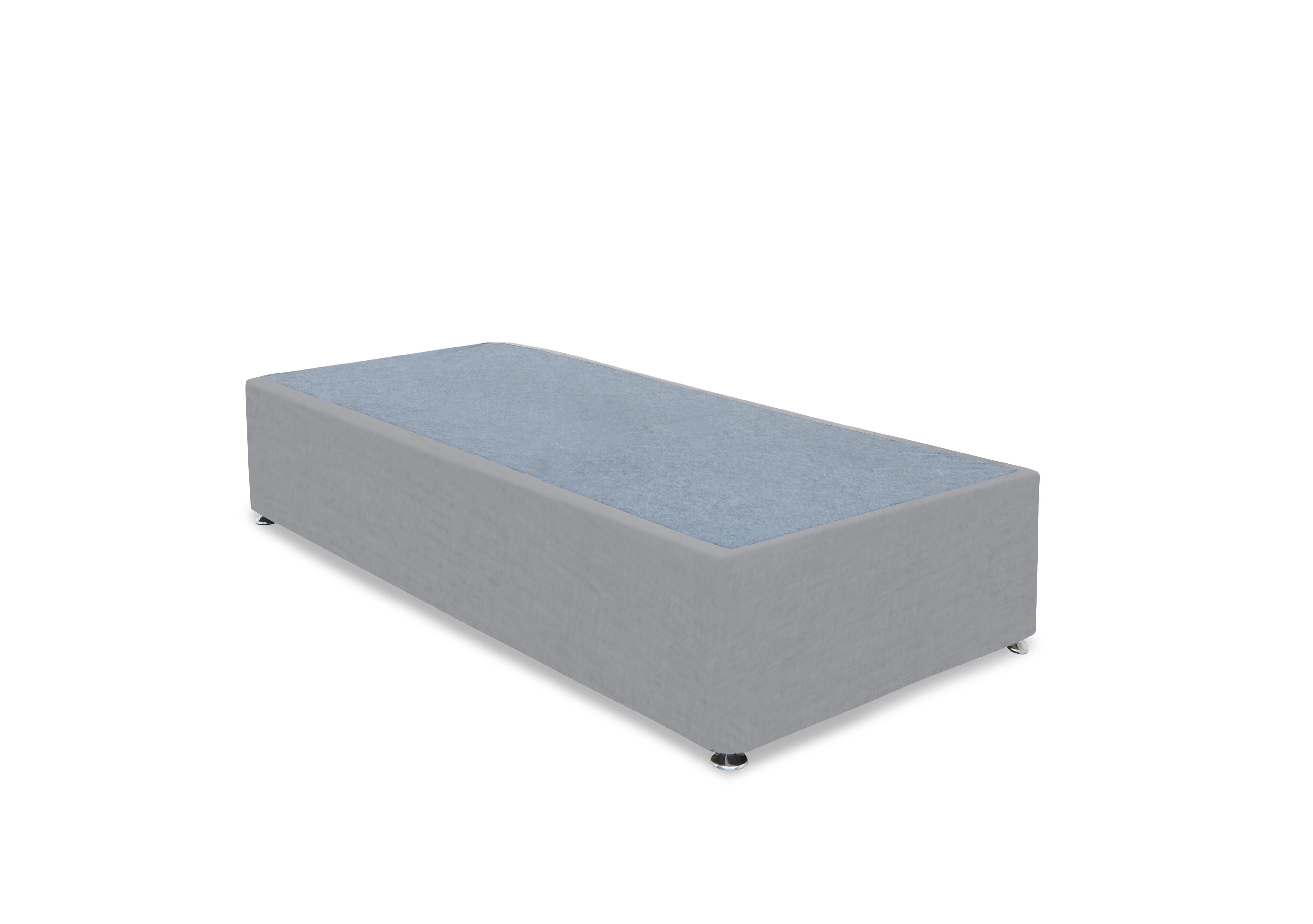 Artisan Premium Platform Top Divan Base in Aston Silver on Furniture Village