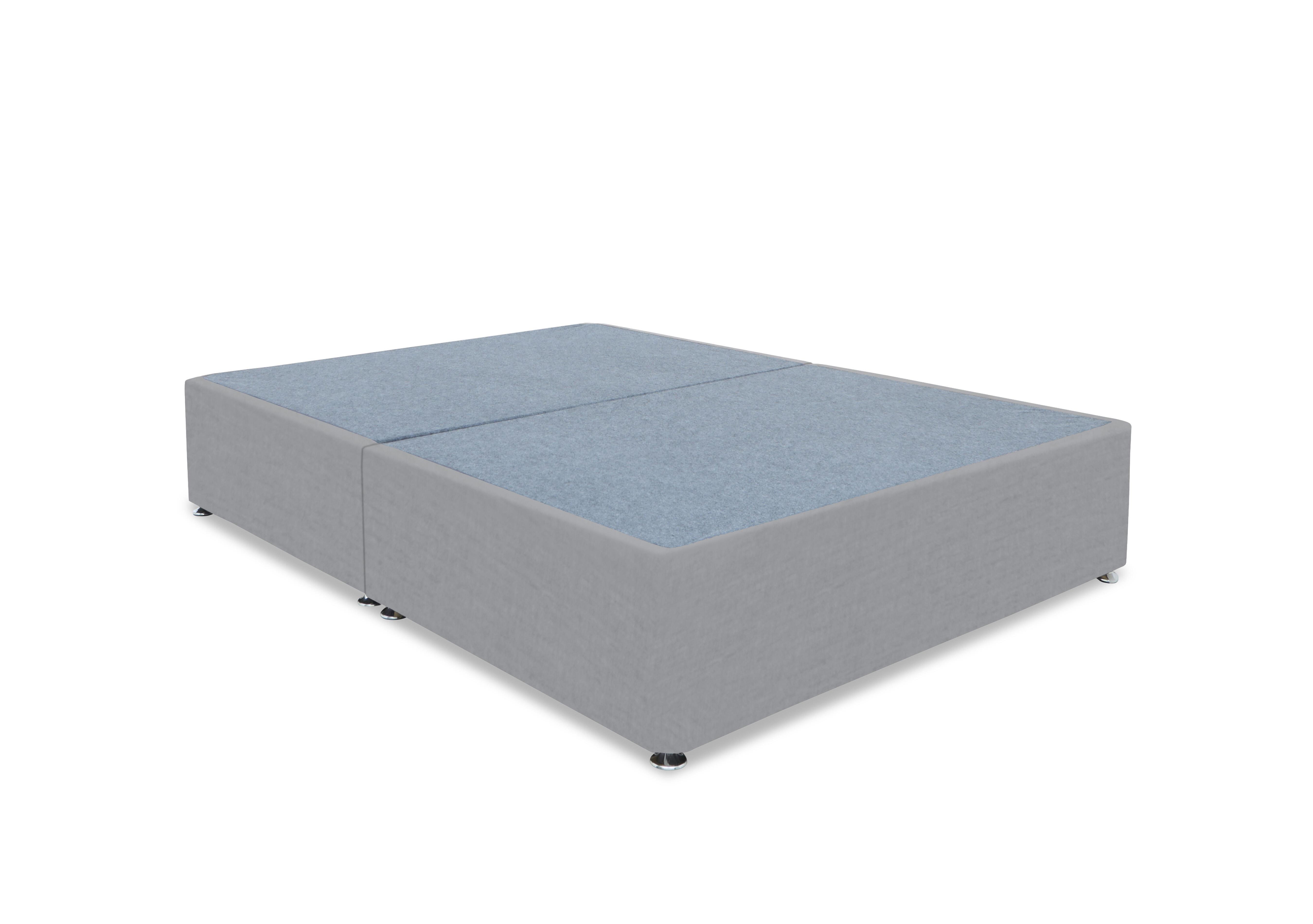 Artisan Premium Platform Top Divan Base in Aston Silver on Furniture Village