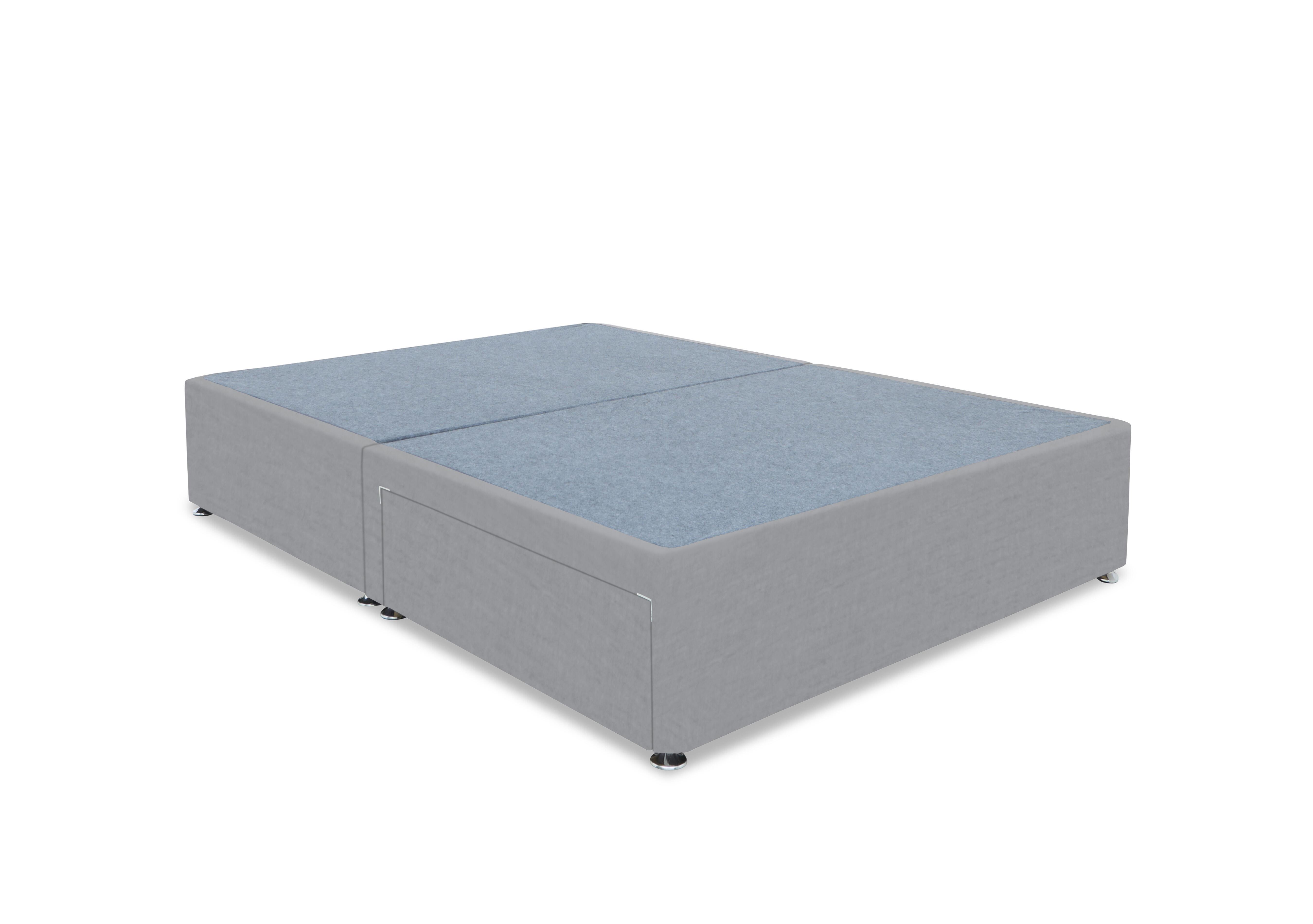 Artisan Premium Platform Top Divan Base in Aston Silver on Furniture Village