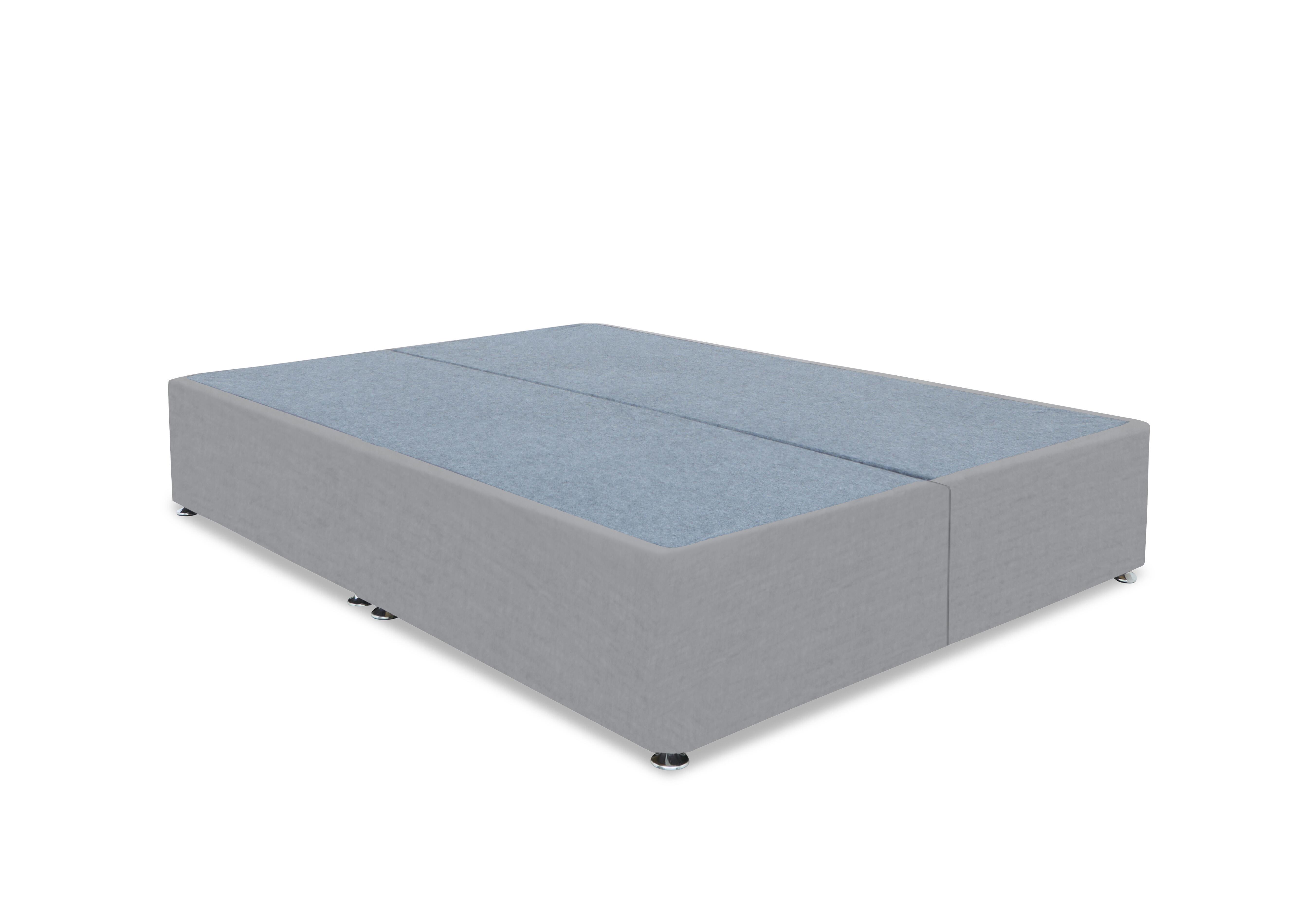 Artisan Premium Platform Top Divan Base in Aston Silver on Furniture Village