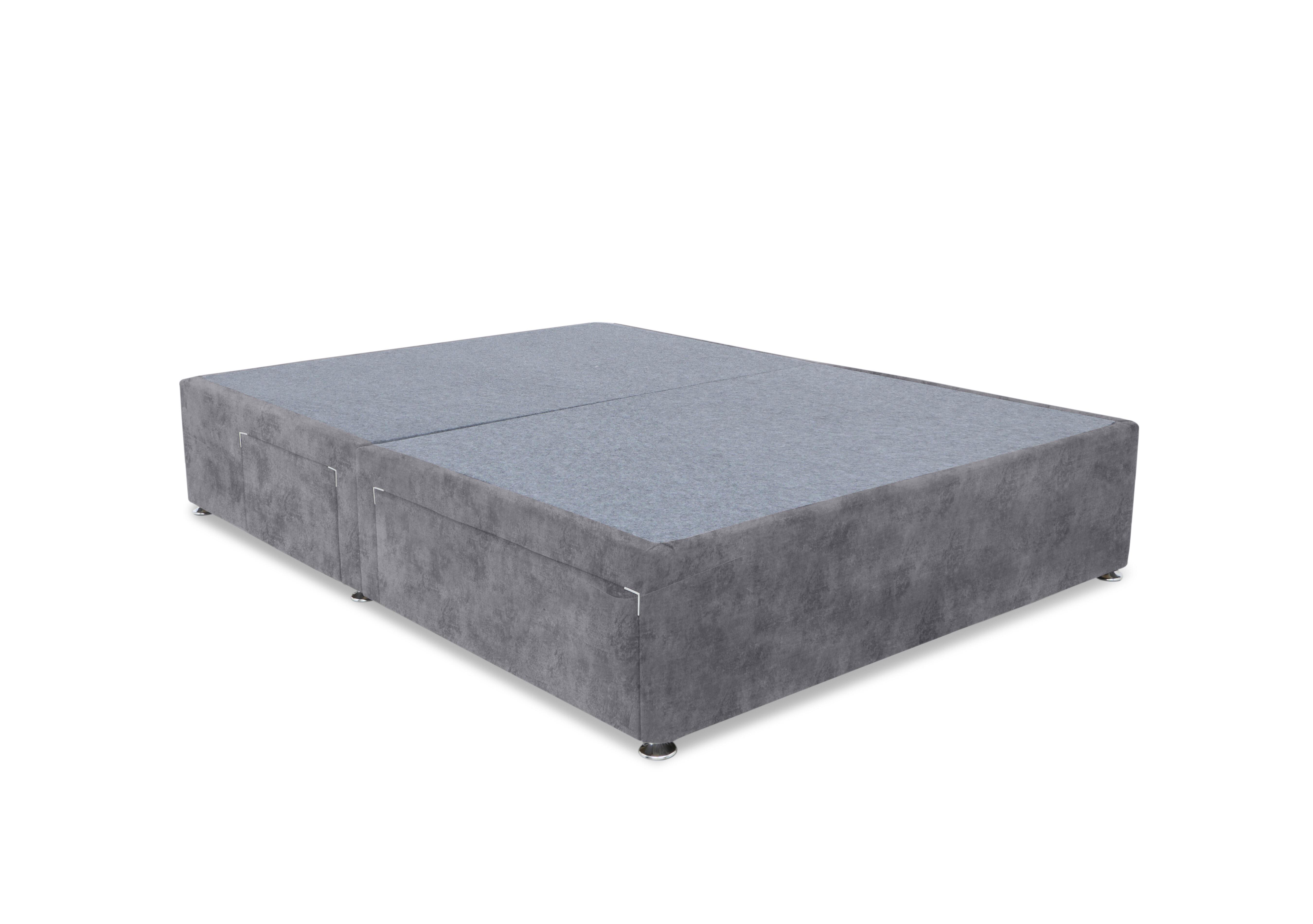 Artisan Premium Platform Top Divan Base in Daytona Grey on Furniture Village