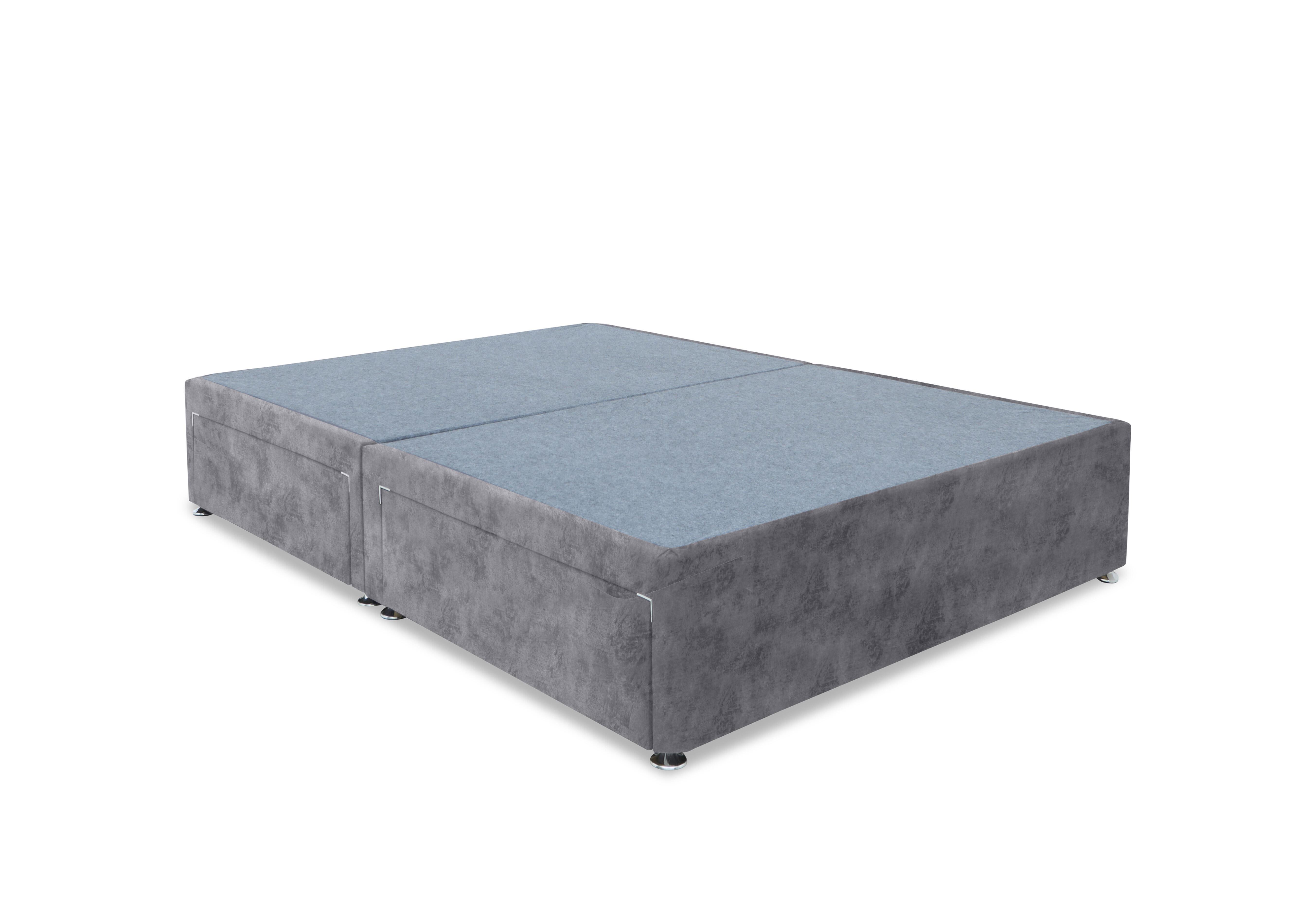 Artisan Premium Platform Top Divan Base in Daytona Grey on Furniture Village