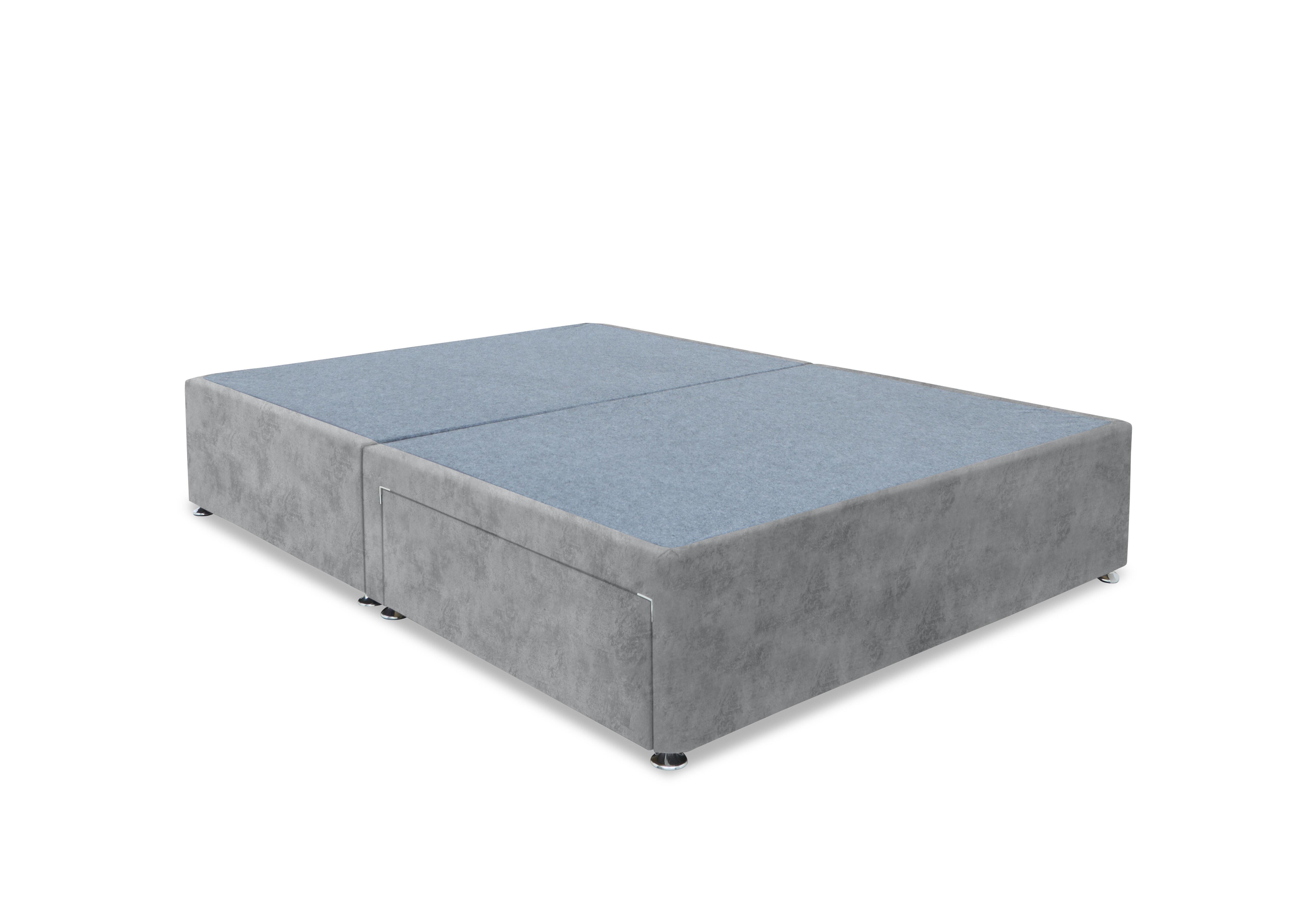 Artisan Premium Platform Top Divan Base in Daytona Silver on Furniture Village