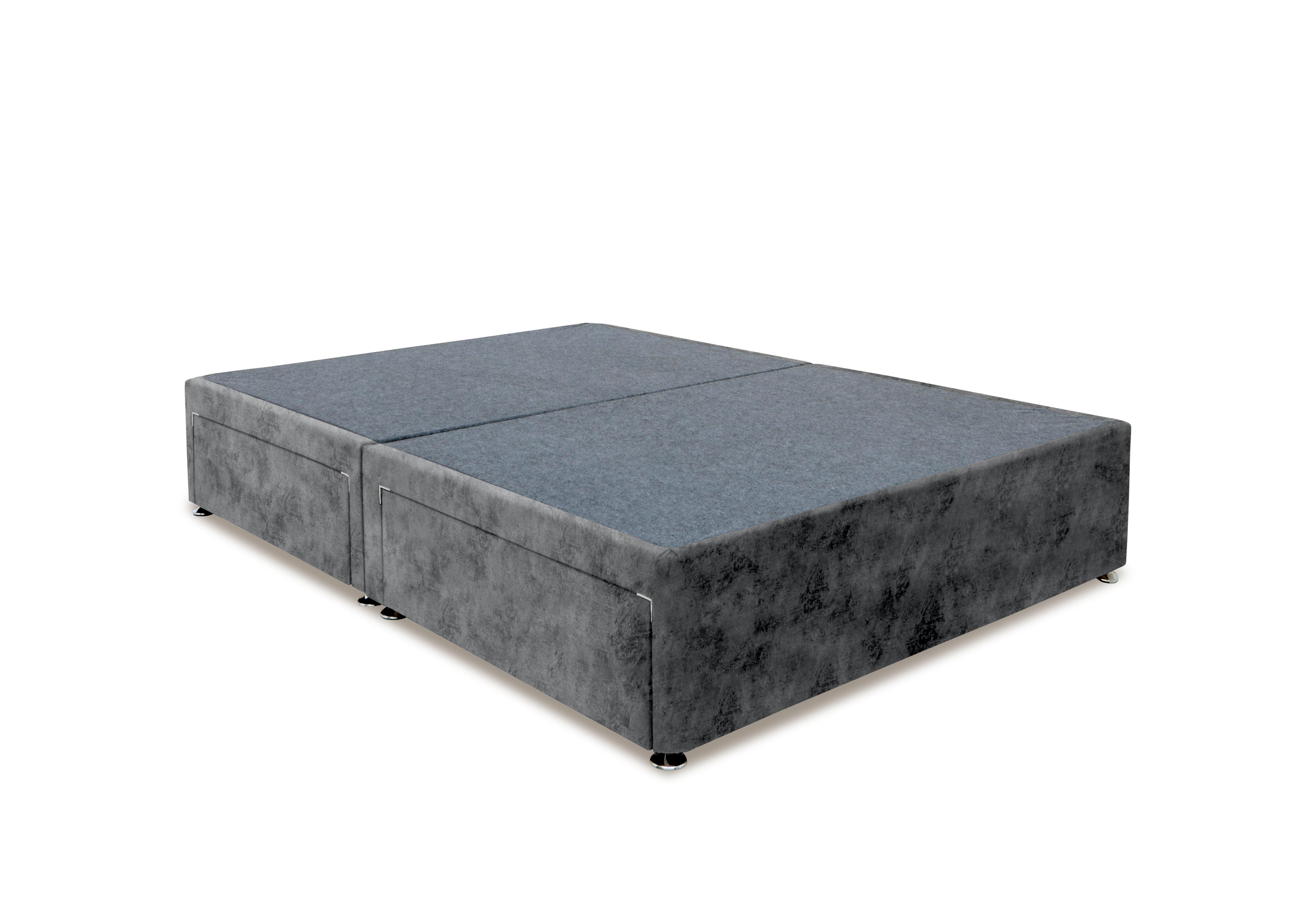 Artisan Premium Platform Top Divan Base in Daytona Silver on Furniture Village