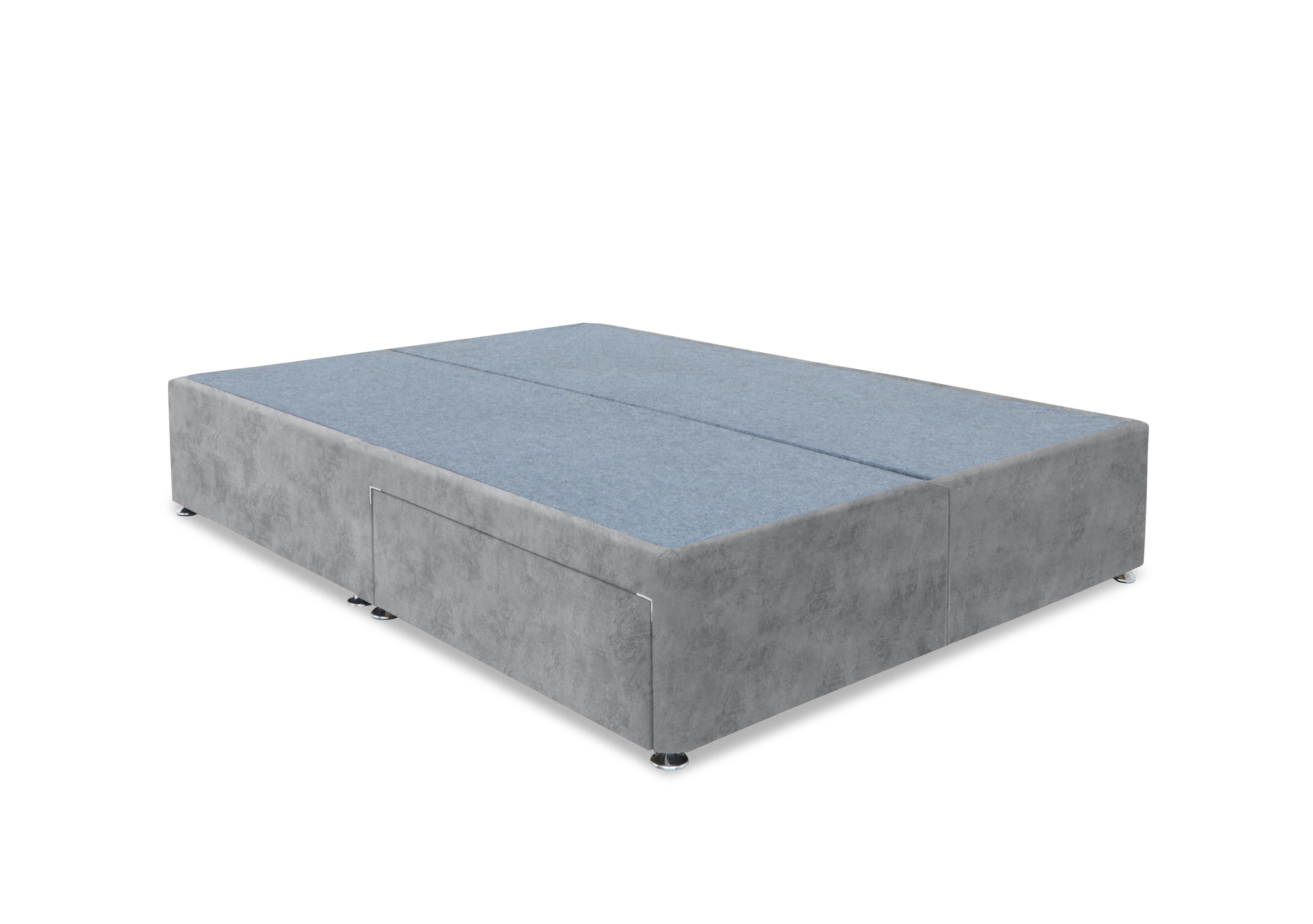 Artisan Premium Platform Top Divan Base in Daytona Silver on Furniture Village