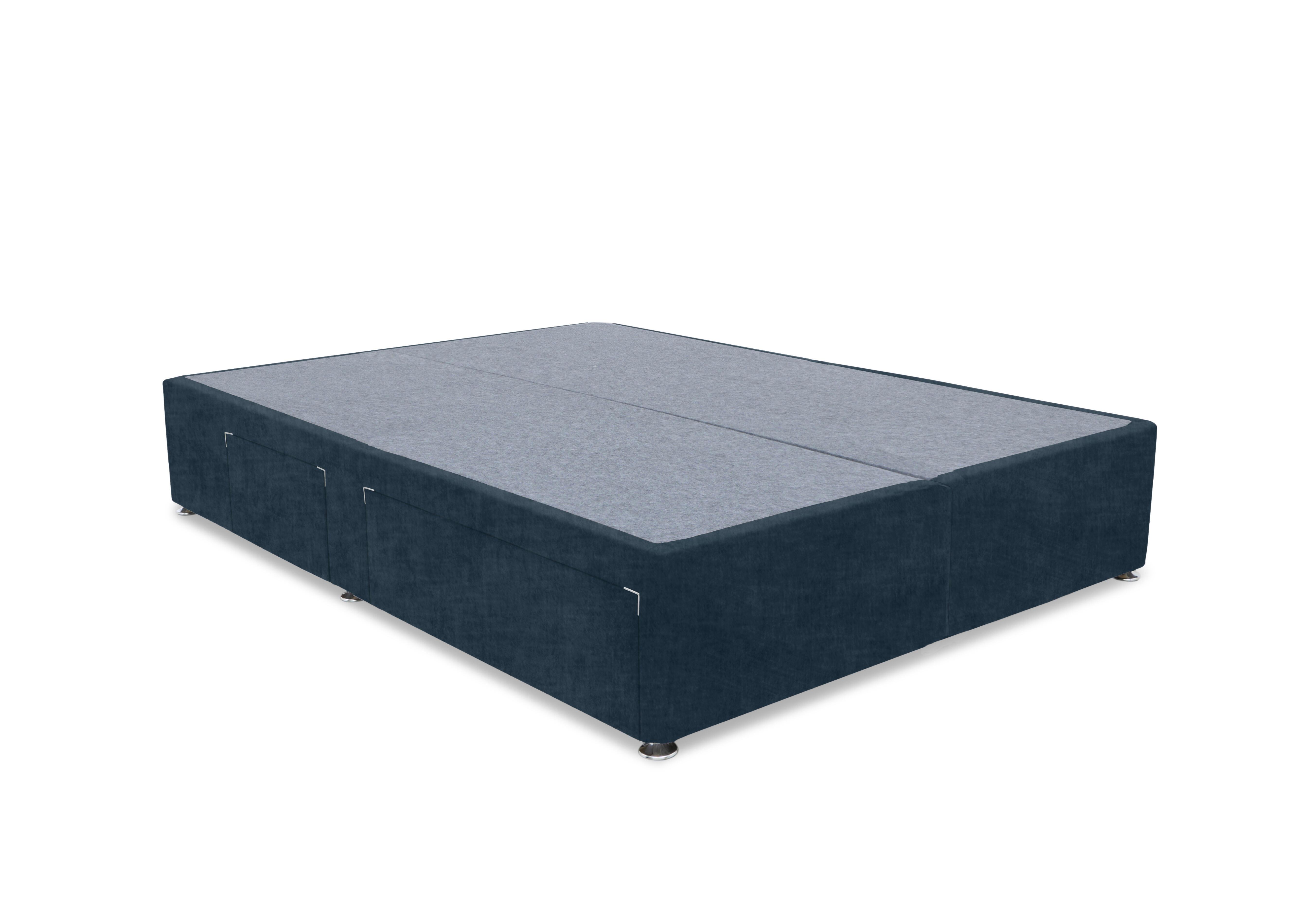 Artisan Premium Platform Top Divan Base in Granite Blue on Furniture Village