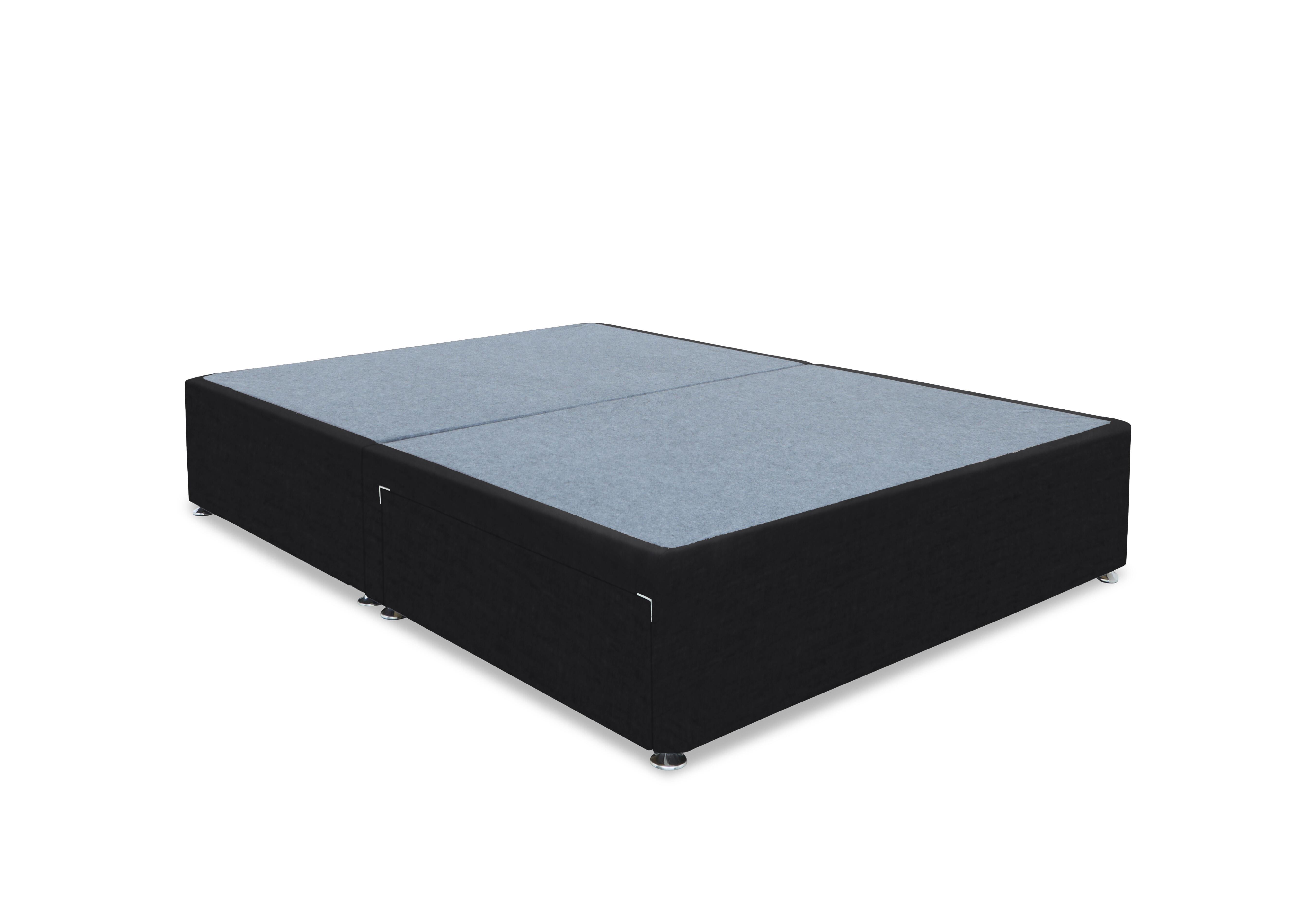 Artisan Premium Platform Top Divan Base in Plush Ebony on Furniture Village