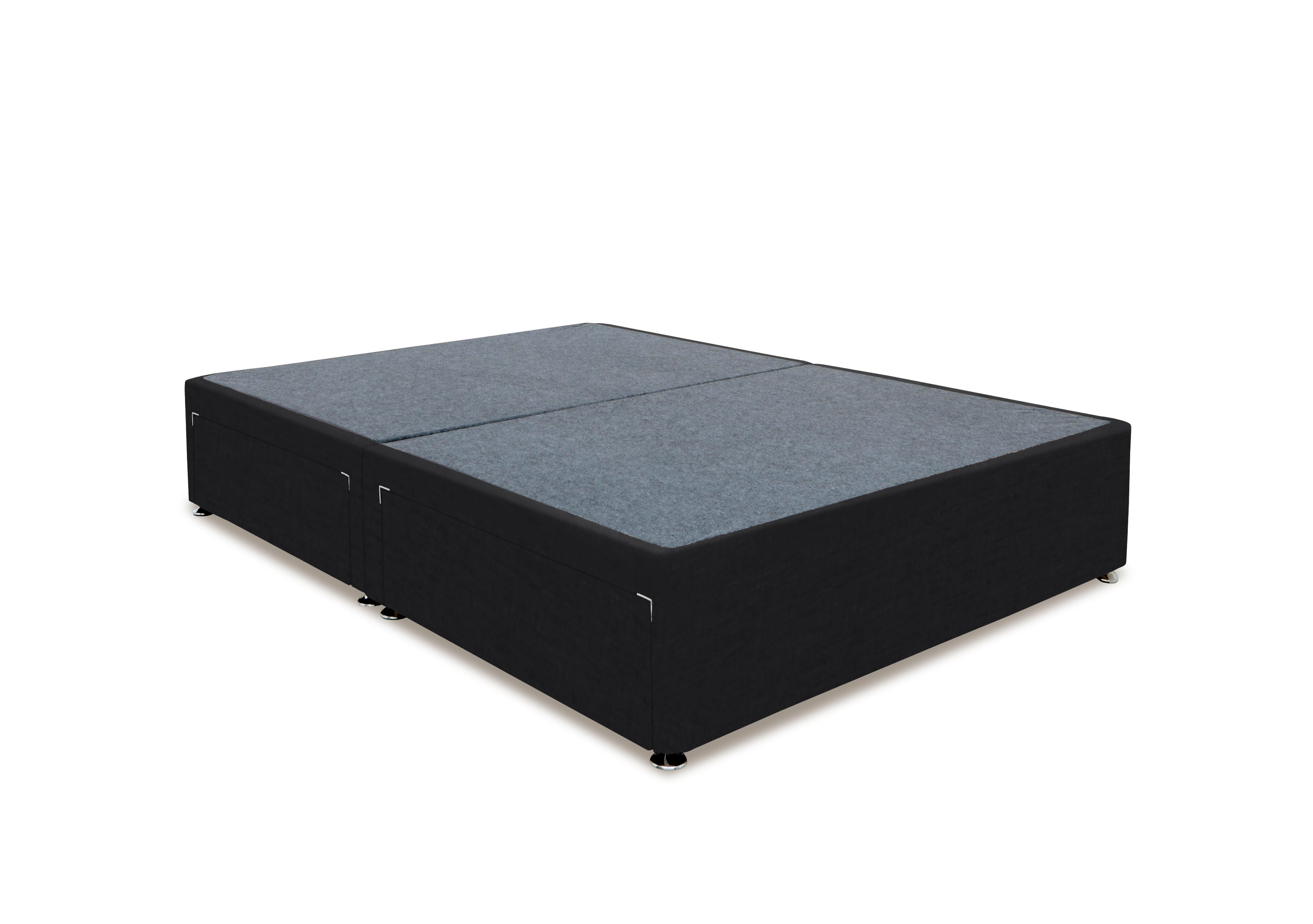 Artisan Premium Platform Top Divan Base in Plush Ebony on Furniture Village