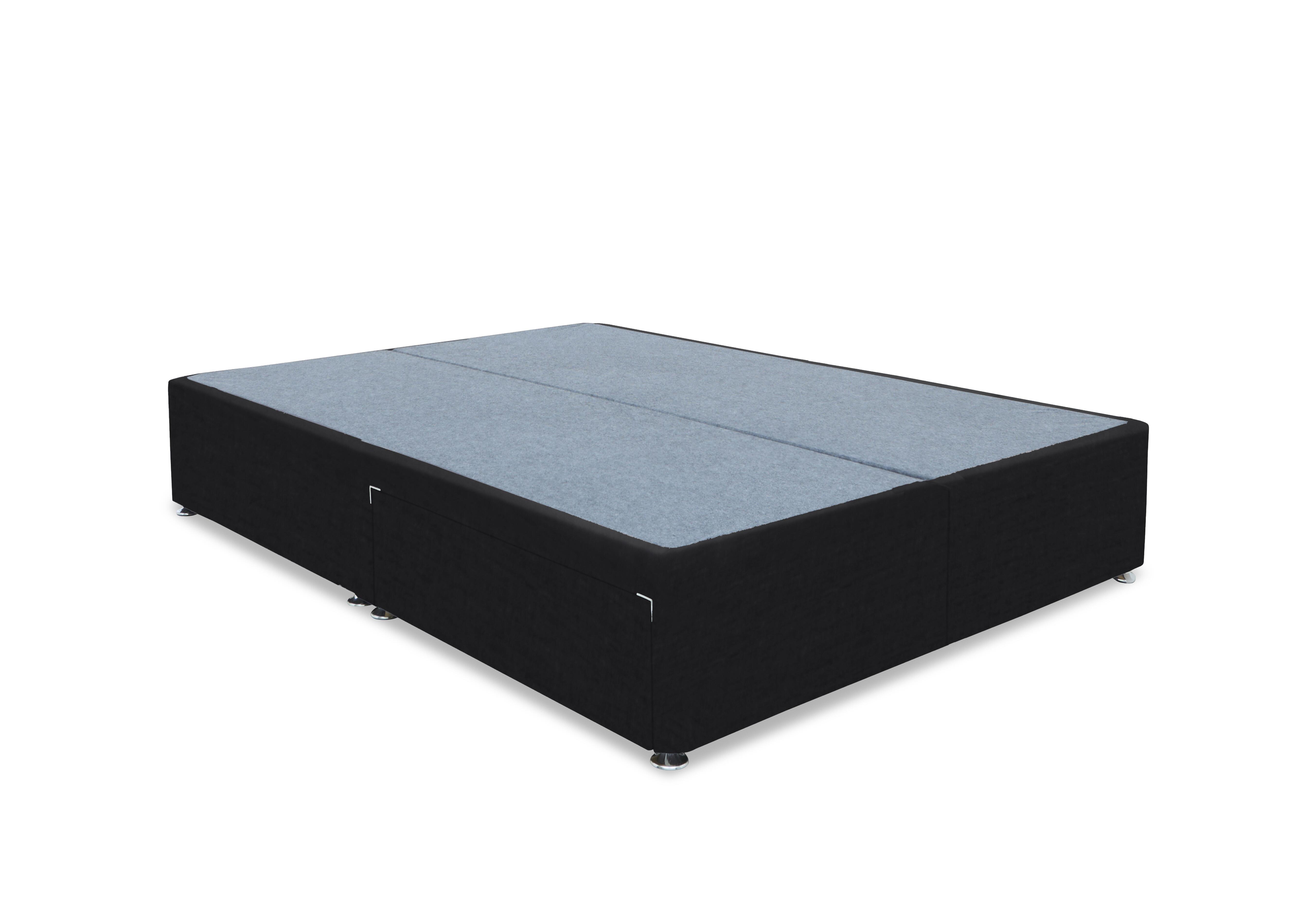 Artisan Premium Platform Top Divan Base in Plush Ebony on Furniture Village