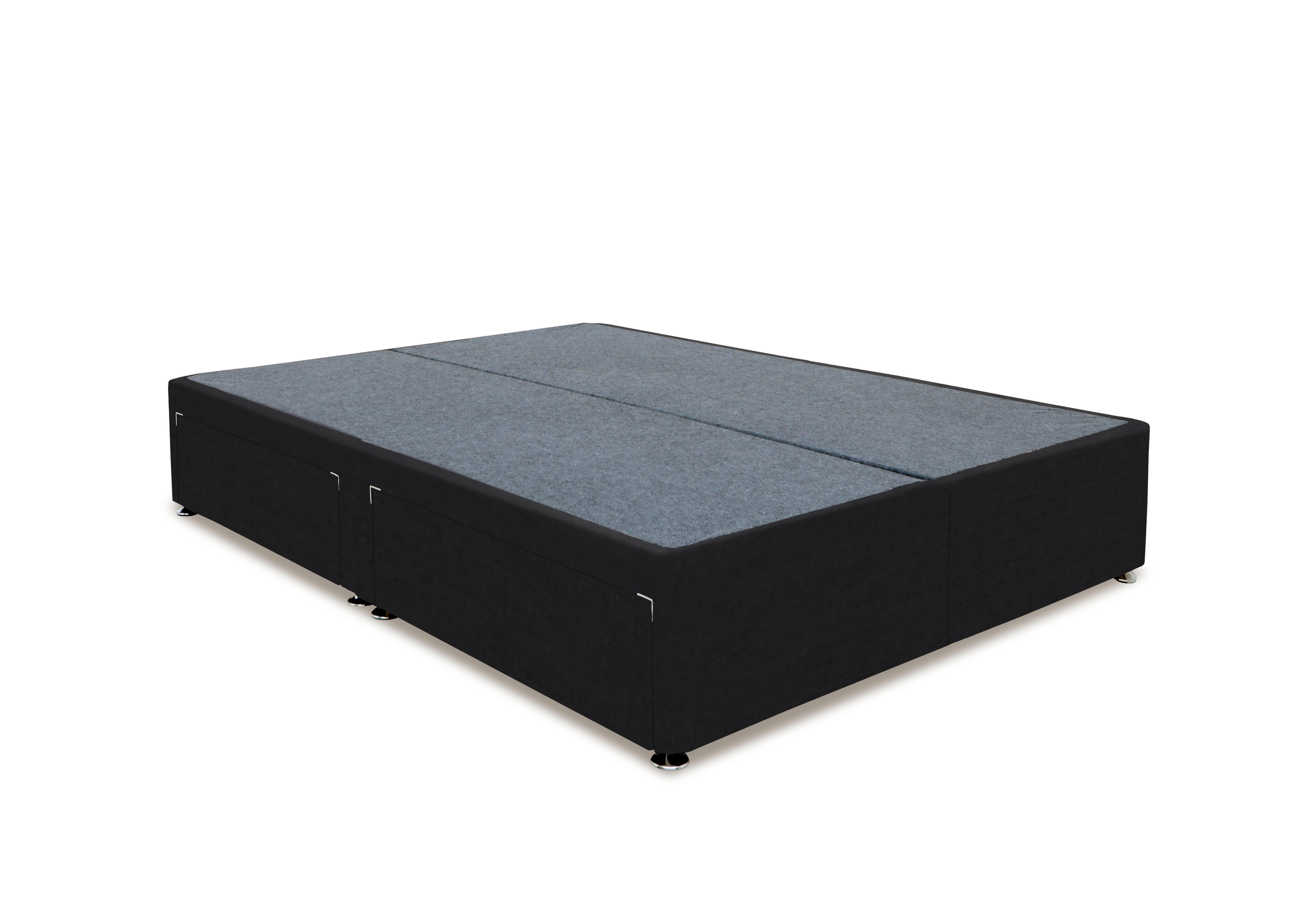 Artisan Premium Platform Top Divan Base in Plush Ebony on Furniture Village