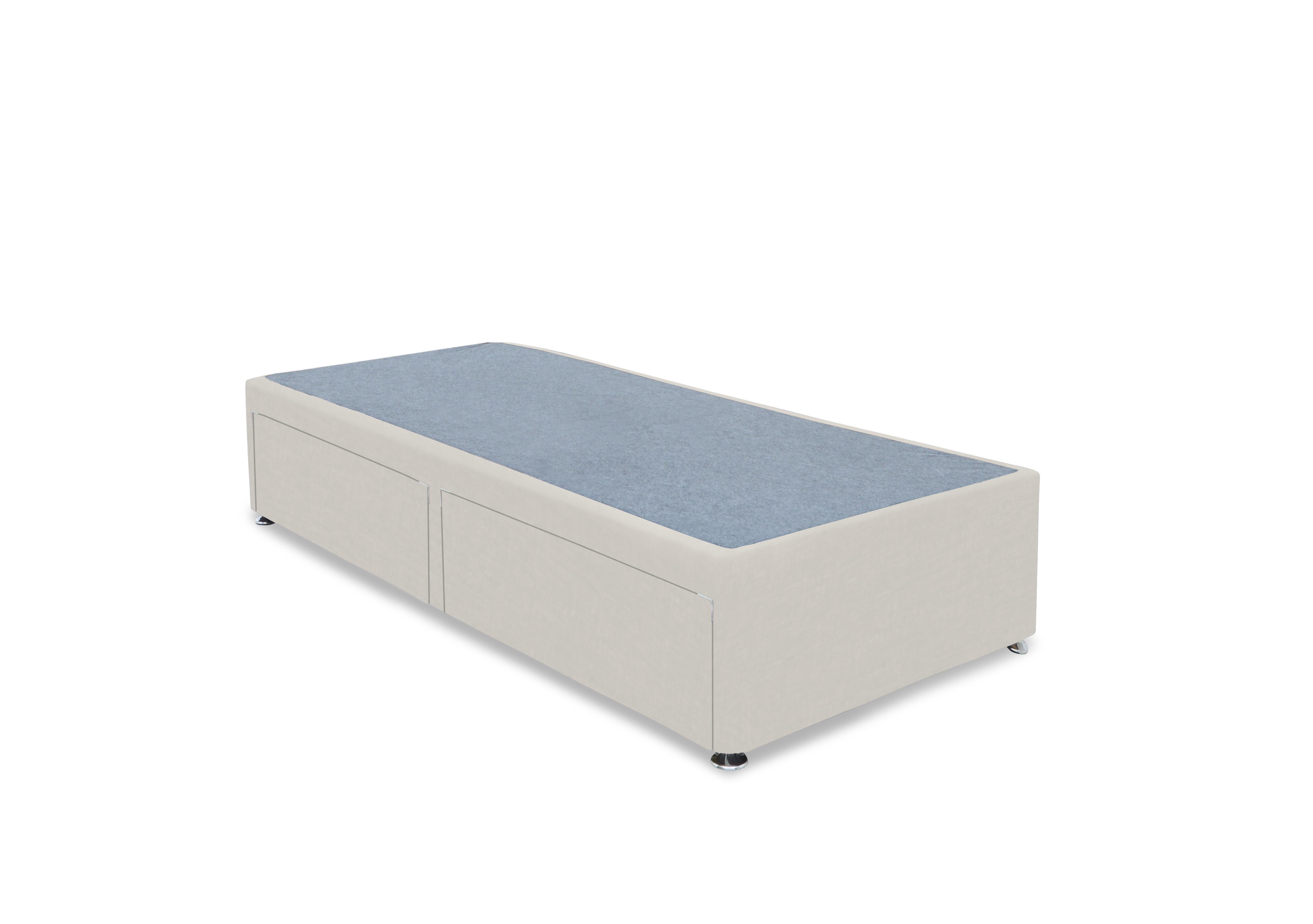 Artisan Premium Platform Top Divan Base in Plush Ecru on Furniture Village
