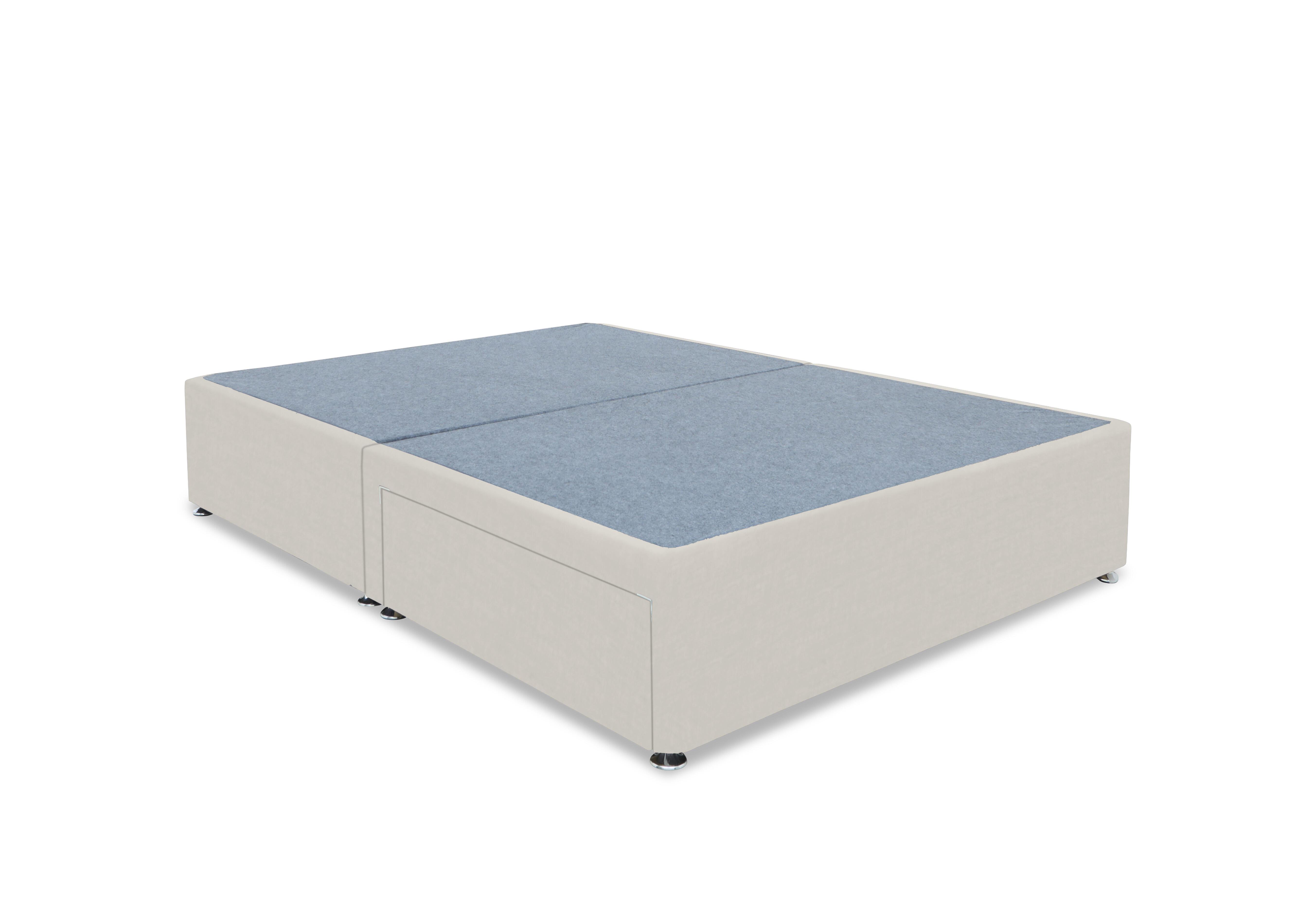 Artisan Premium Platform Top Divan Base in Plush Ecru on Furniture Village