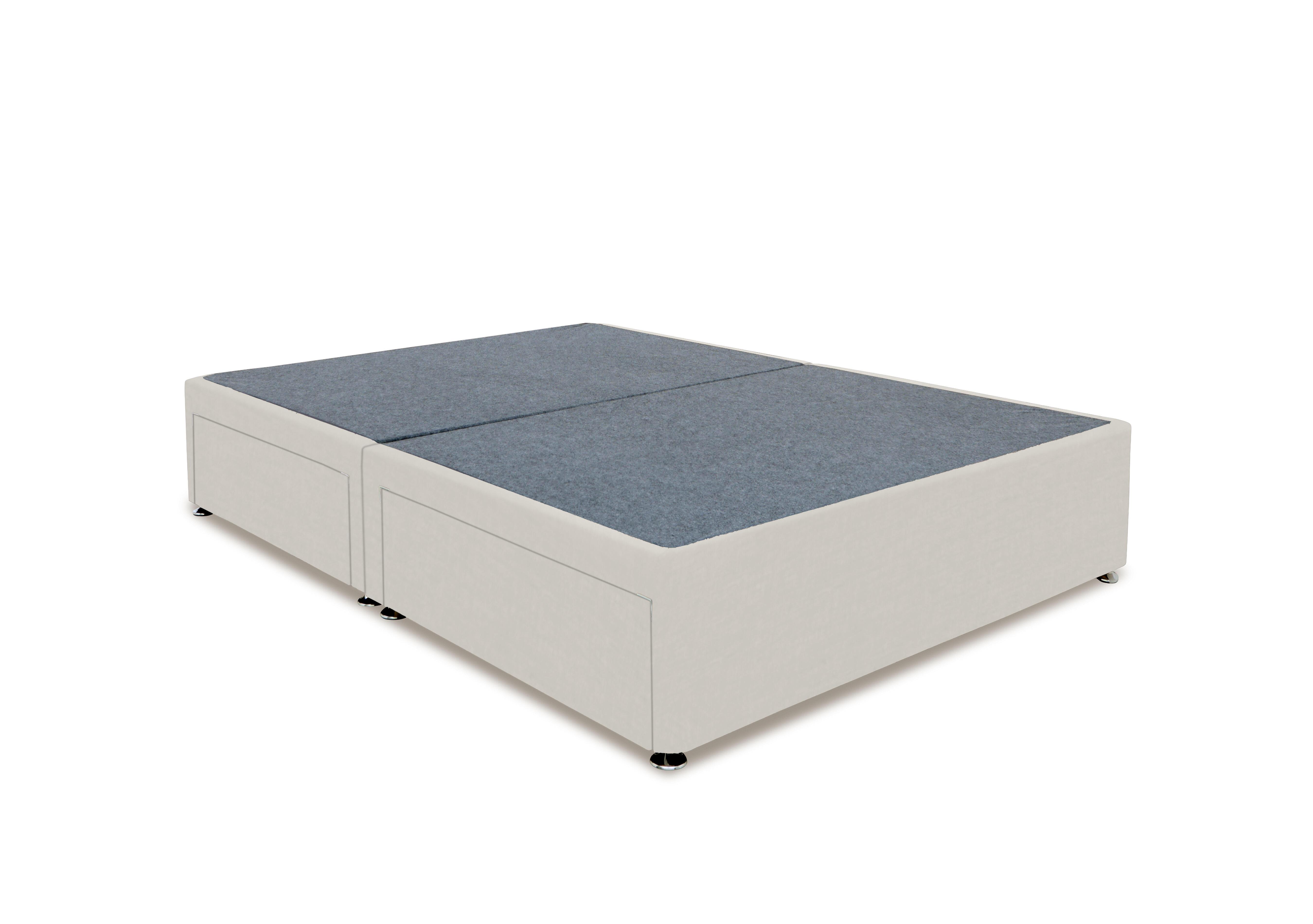 Artisan Premium Platform Top Divan Base in Plush Ecru on Furniture Village