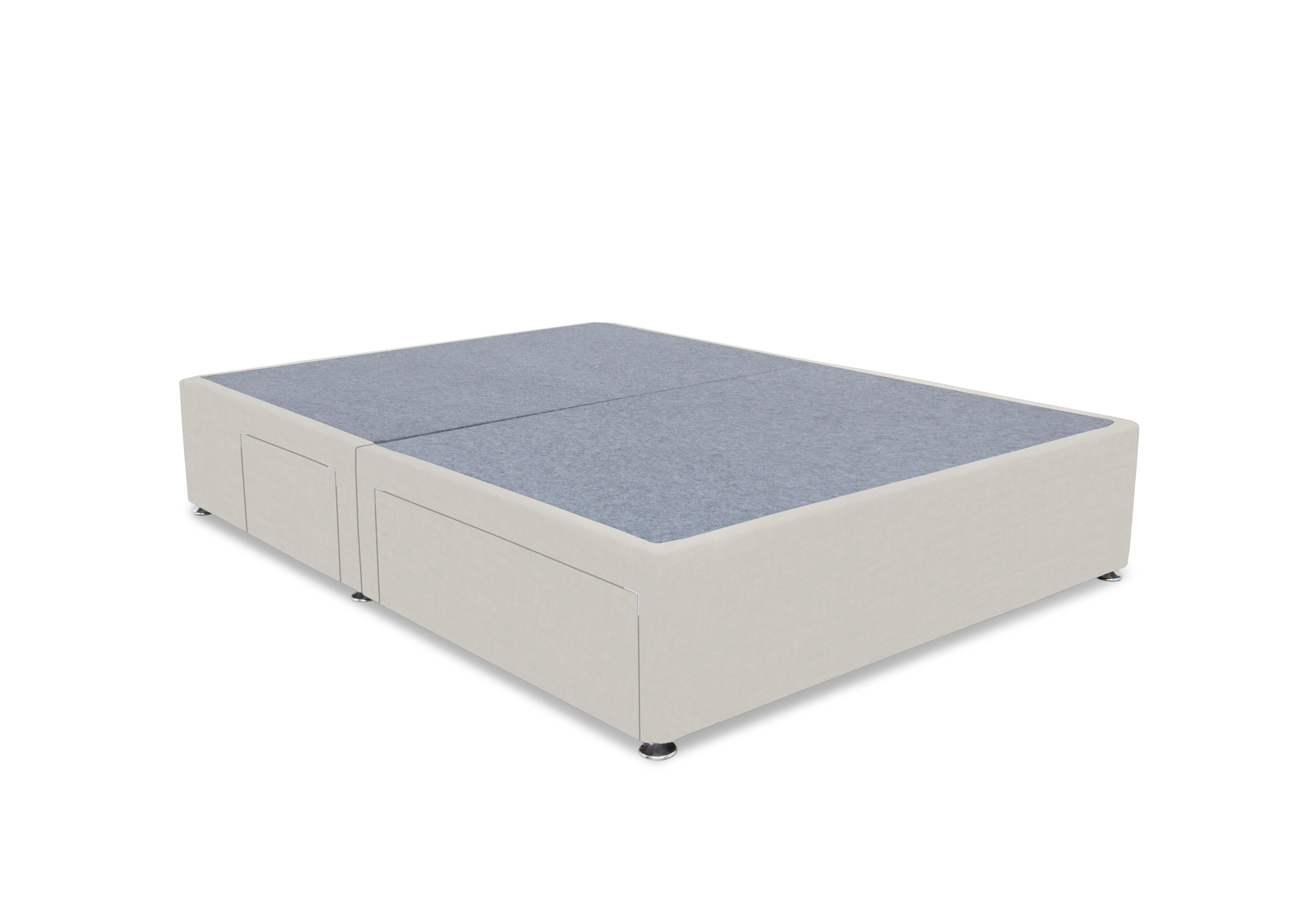 Artisan Premium Platform Top Divan Base in Plush Ecru on Furniture Village