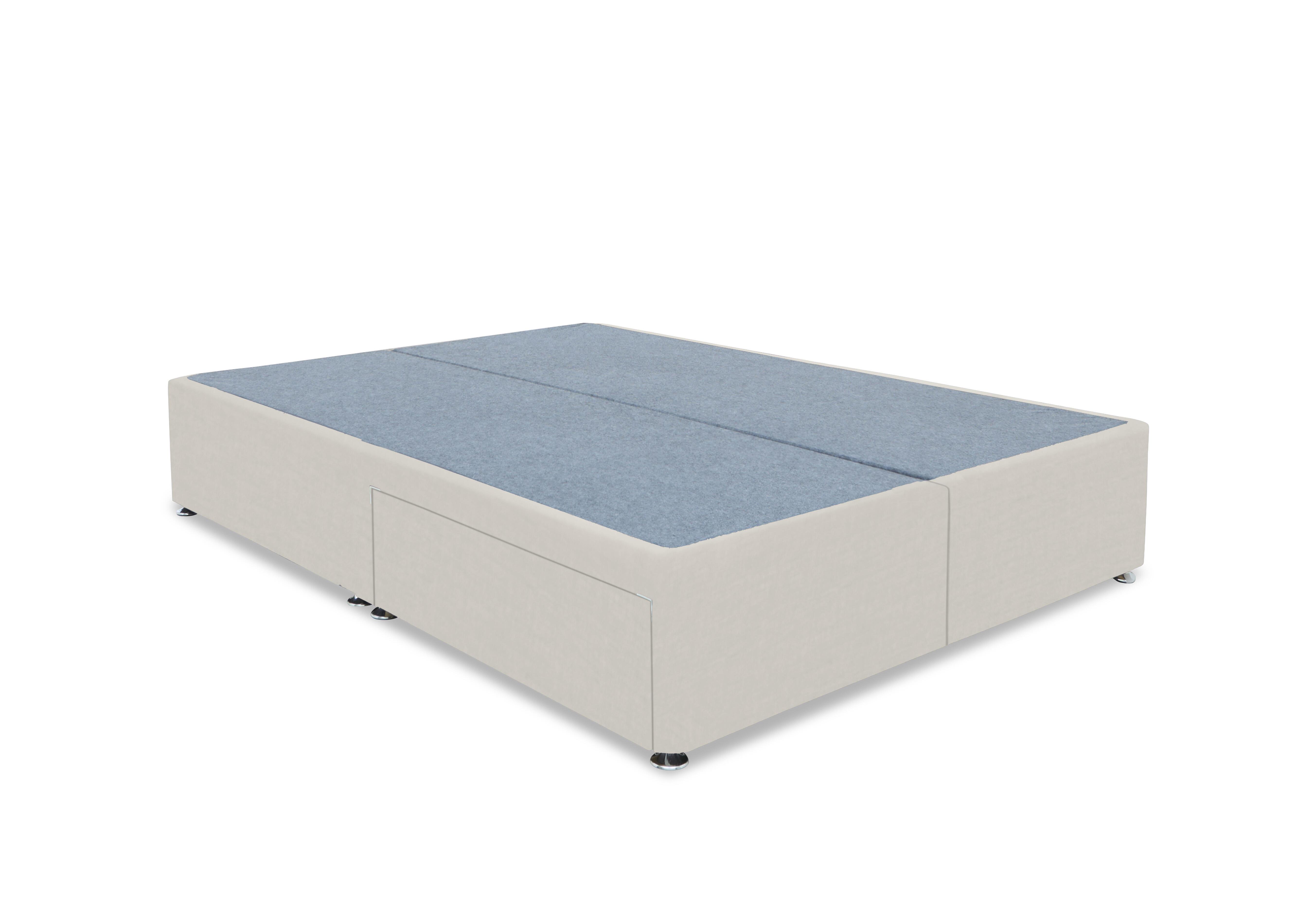 Artisan Premium Platform Top Divan Base in Plush Ecru on Furniture Village