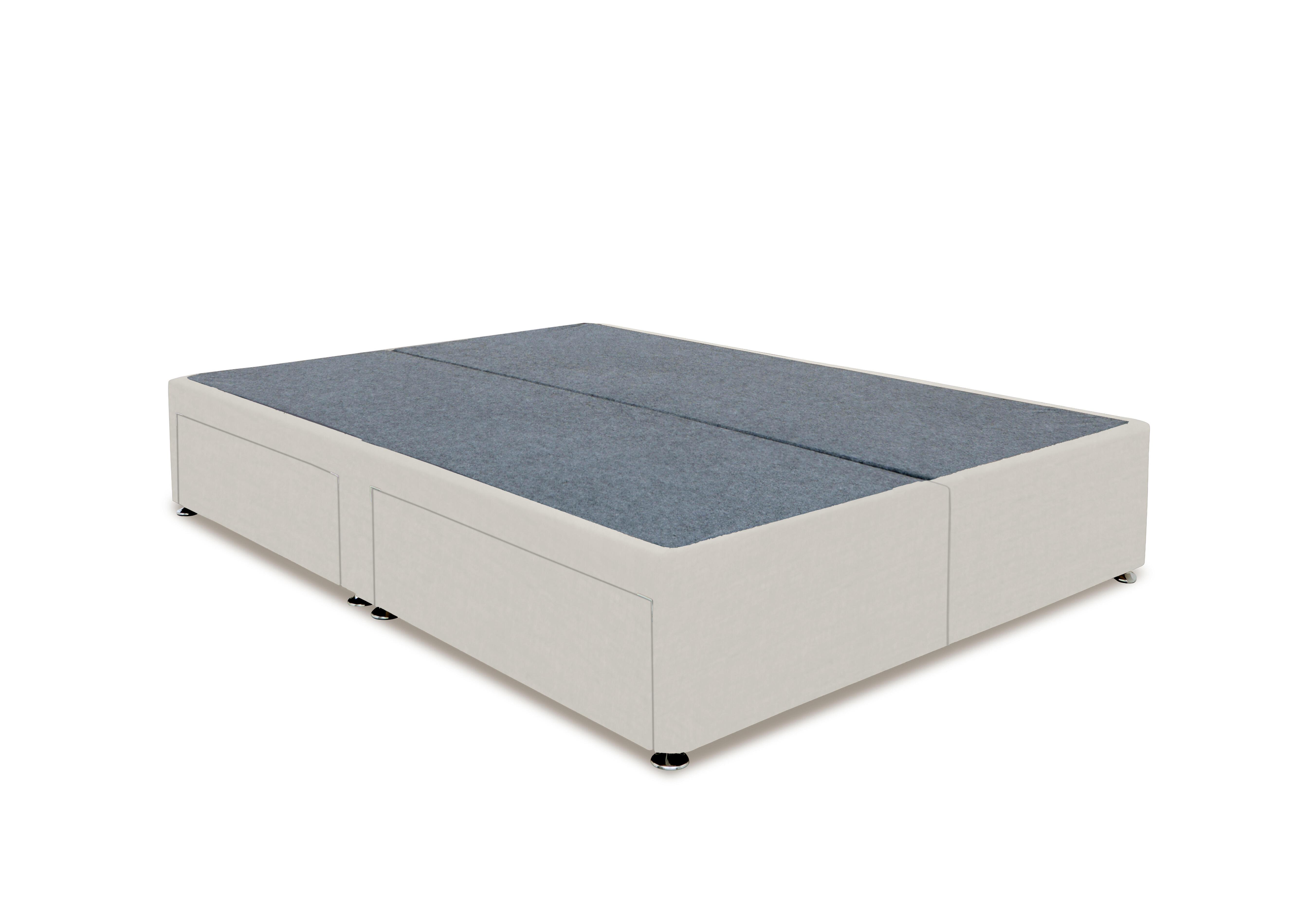 Artisan Premium Platform Top Divan Base in Plush Ecru on Furniture Village