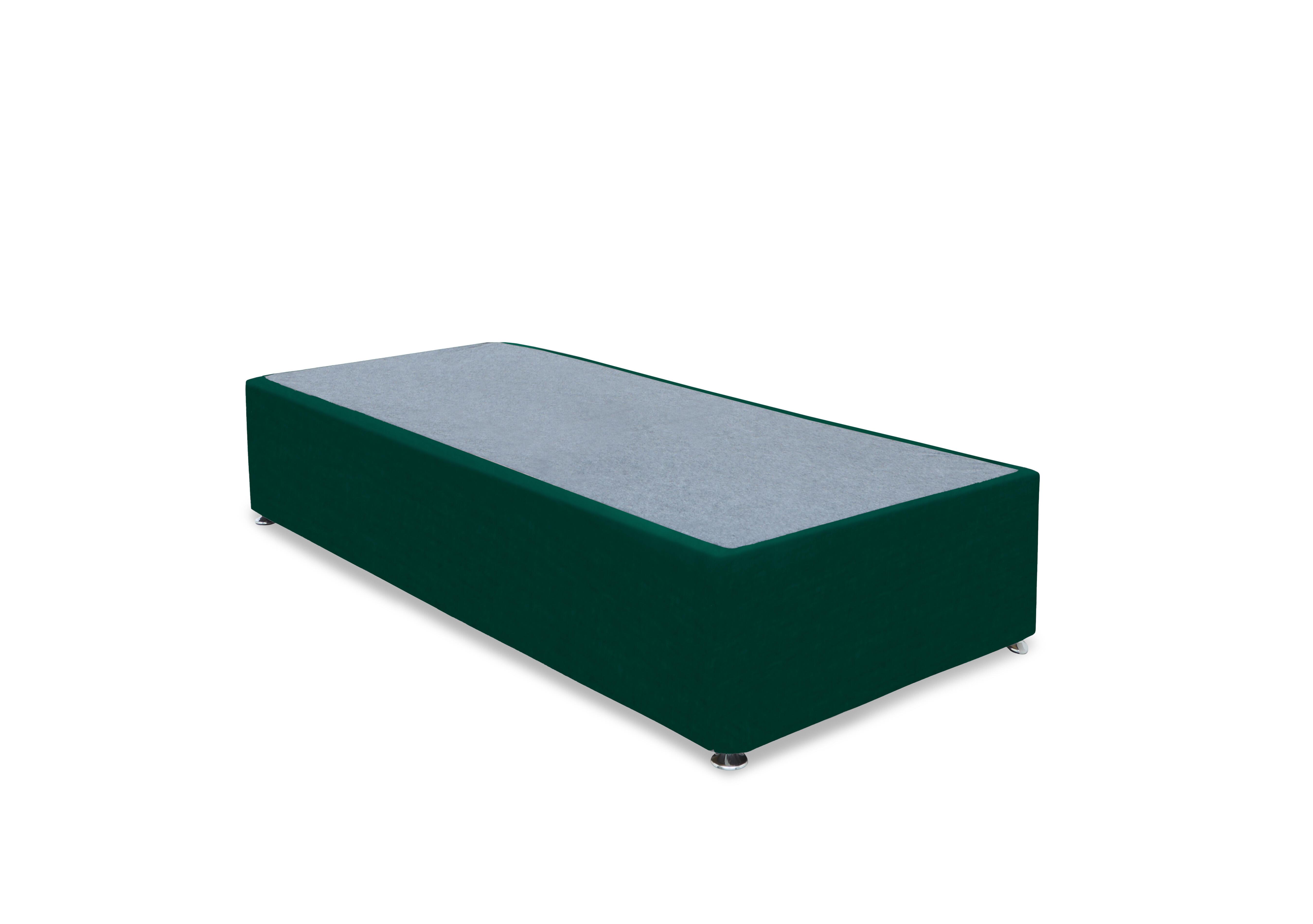 Artisan Premium Platform Top Divan Base in Plush Emerald on Furniture Village