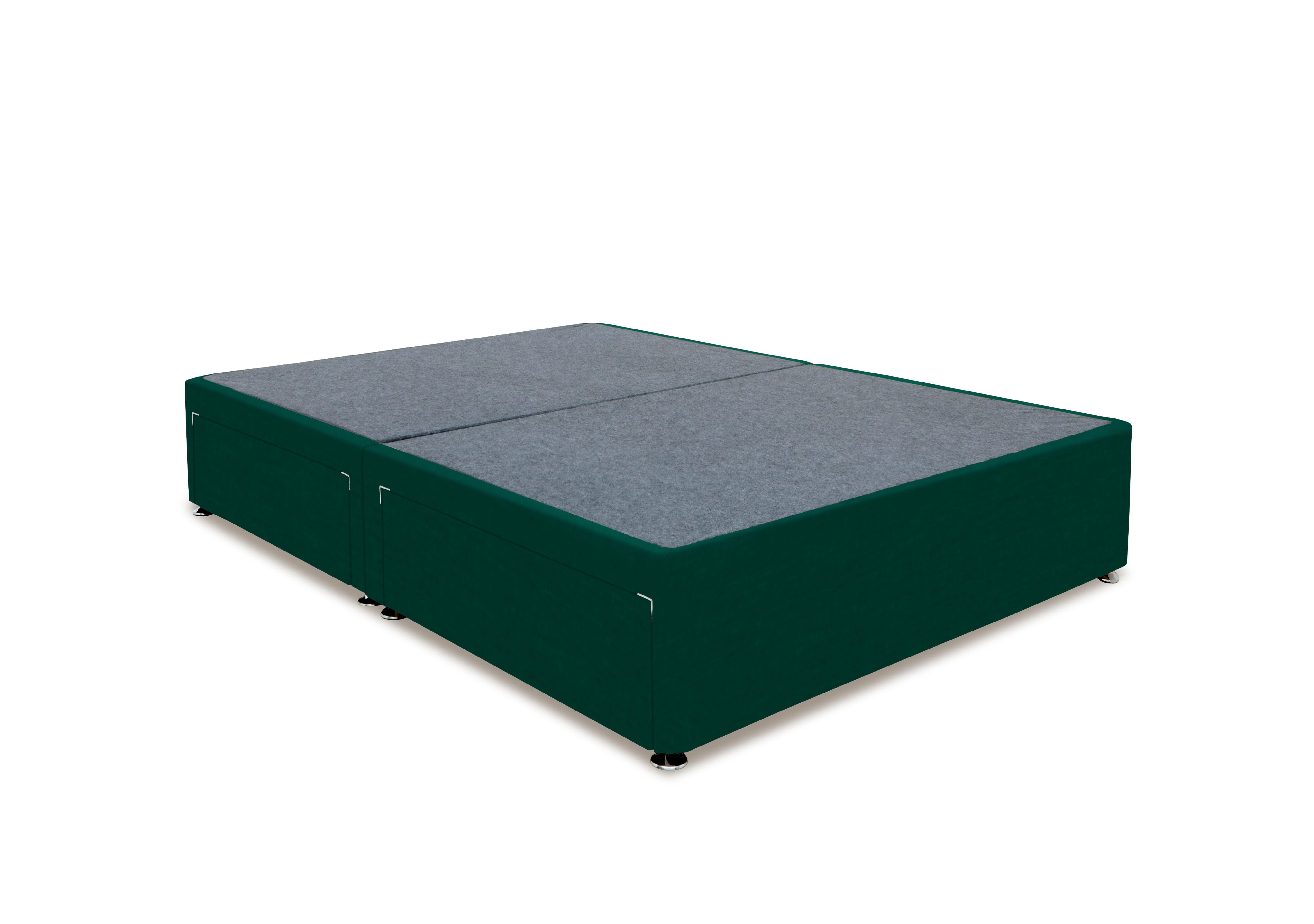 Artisan Premium Platform Top Divan Base in Plush Emerald on Furniture Village