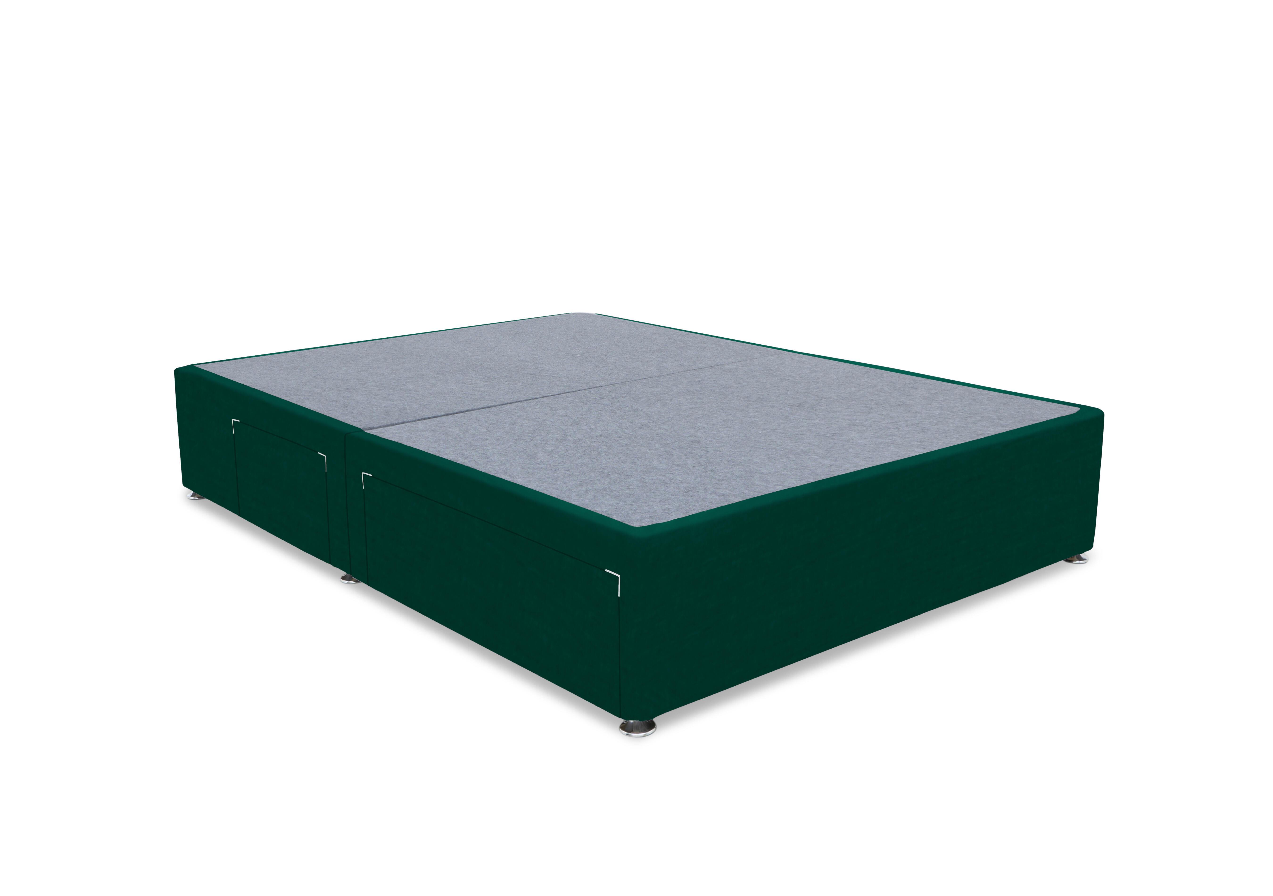 Artisan Premium Platform Top Divan Base in Plush Emerald on Furniture Village