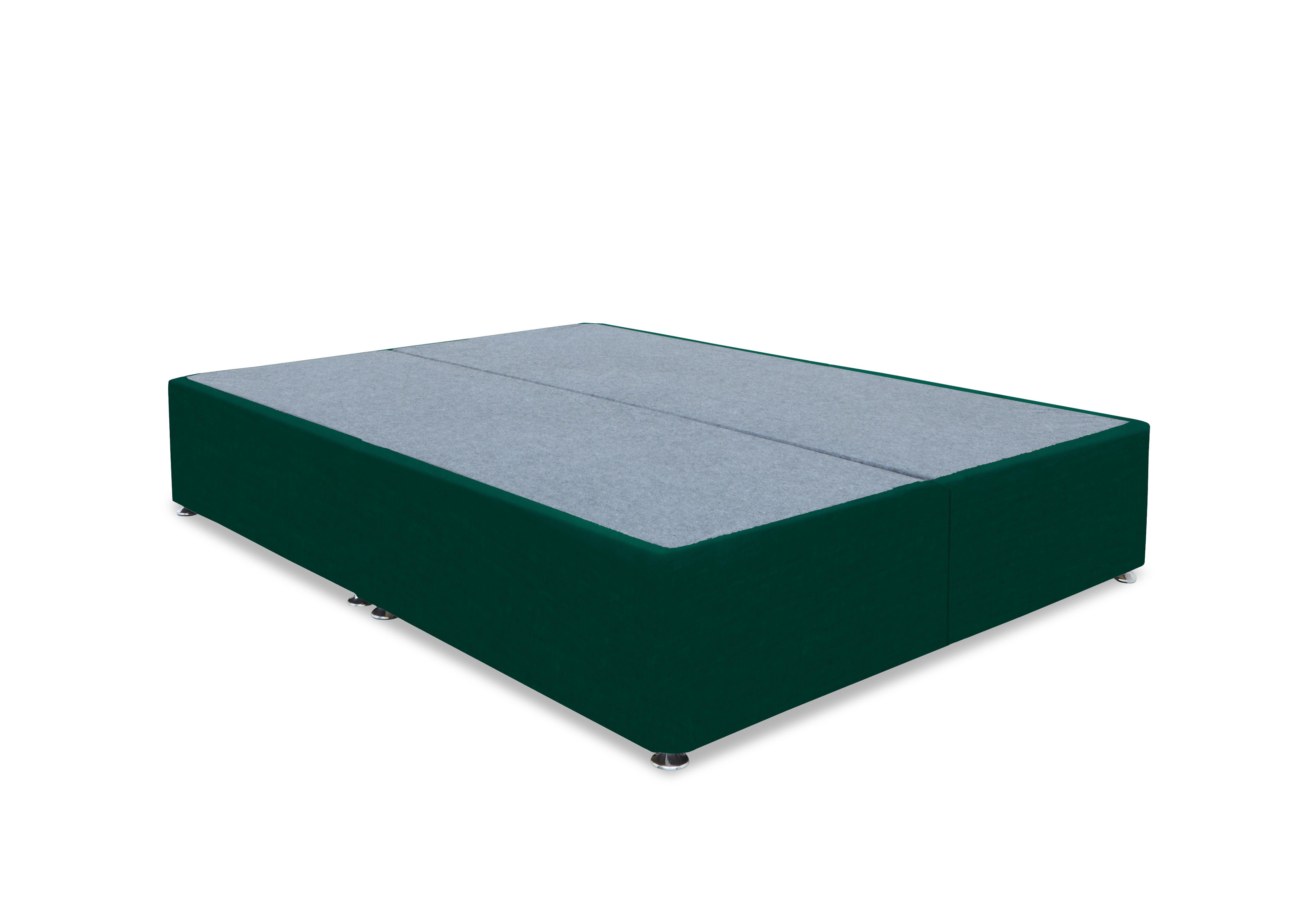 Artisan Premium Platform Top Divan Base in Plush Emerald on Furniture Village
