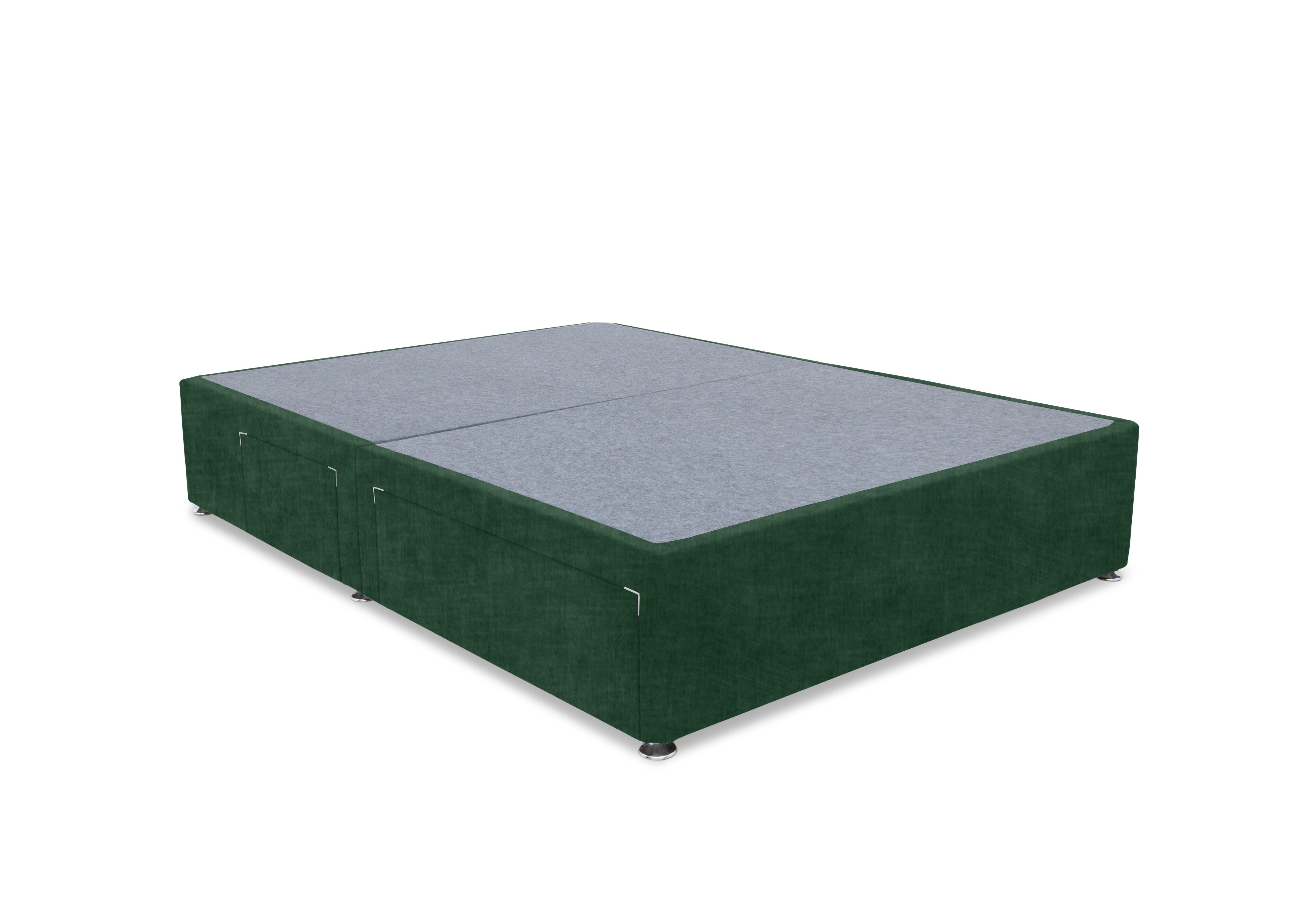 Artisan Premium Platform Top Divan Base in Tormaline Green on Furniture Village