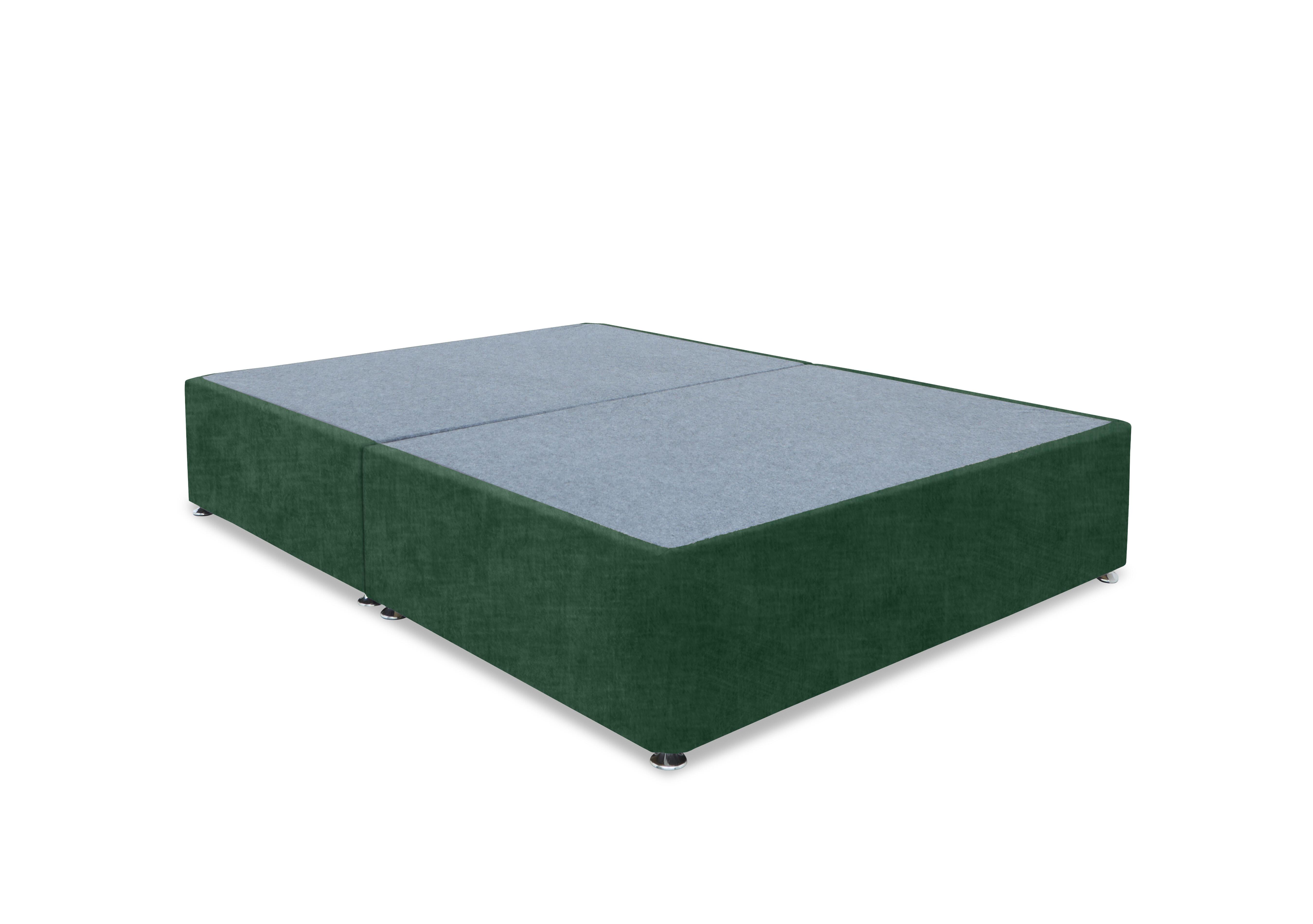 Artisan Premium Platform Top Divan Base in Tormaline Green on Furniture Village