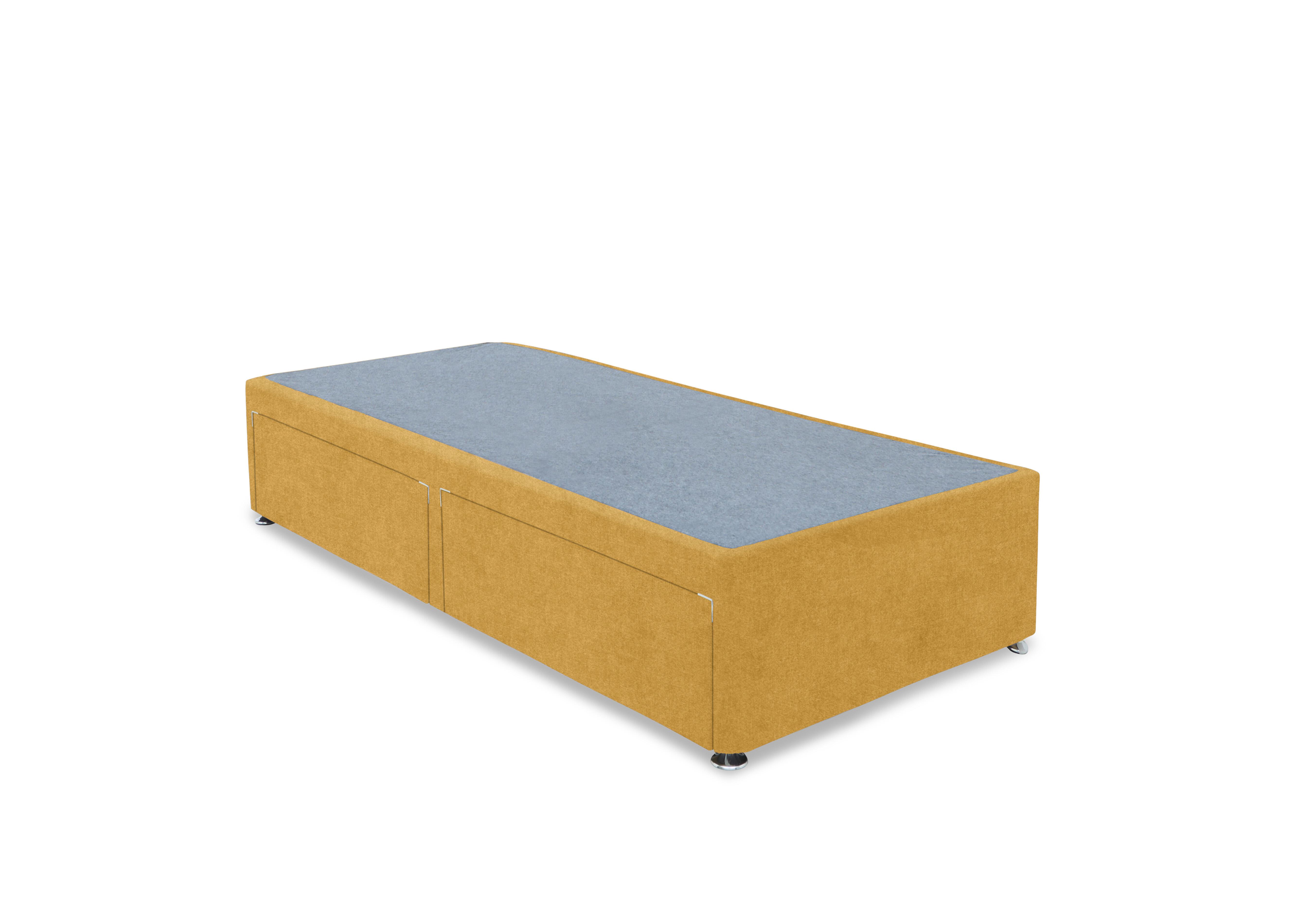 Artisan Premium Platform Top Divan Base in Tweed Mustard on Furniture Village