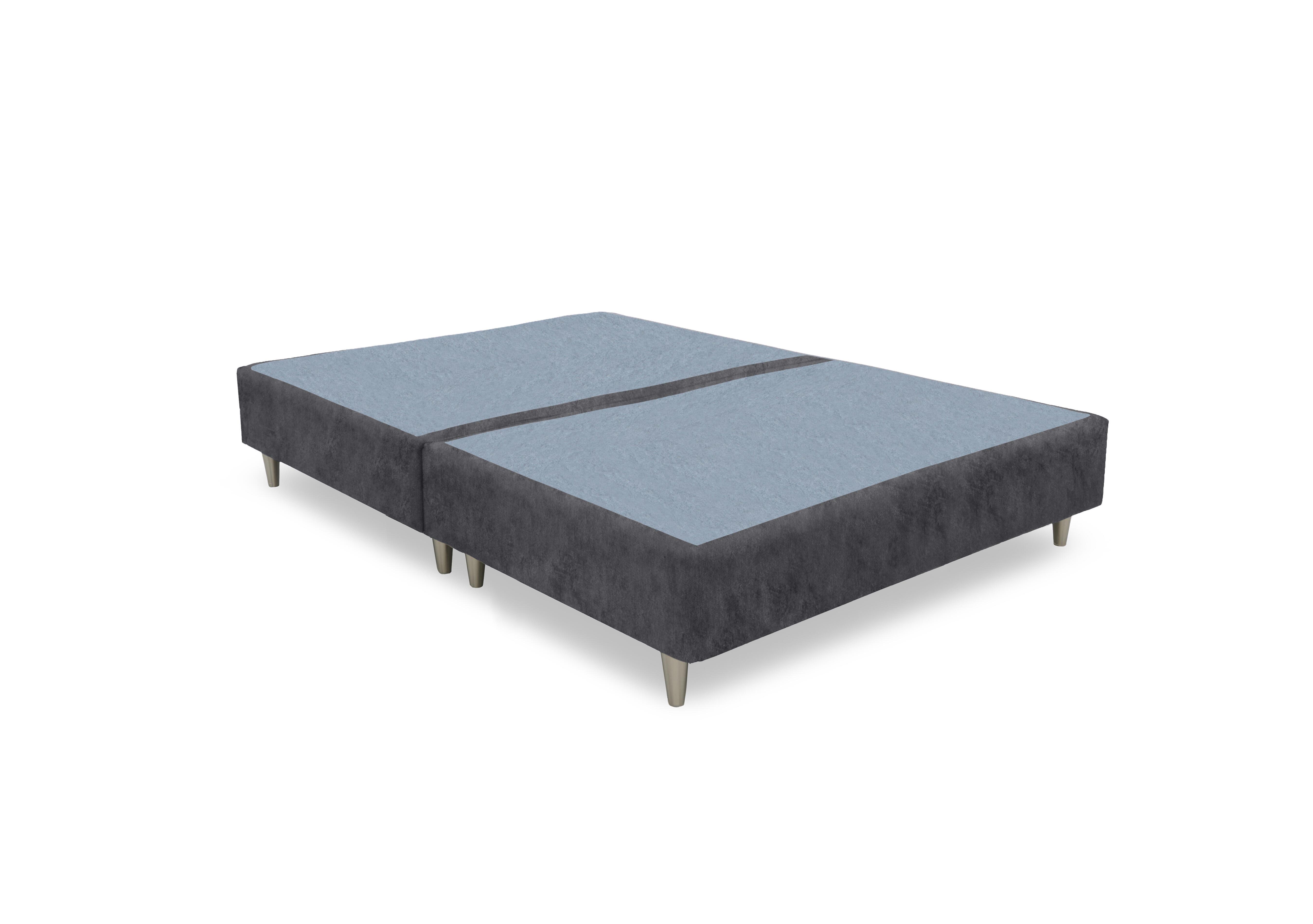 Artisan Premium Platform Top Shallow Divan Base in Daytona Coal- Bsl on Furniture Village