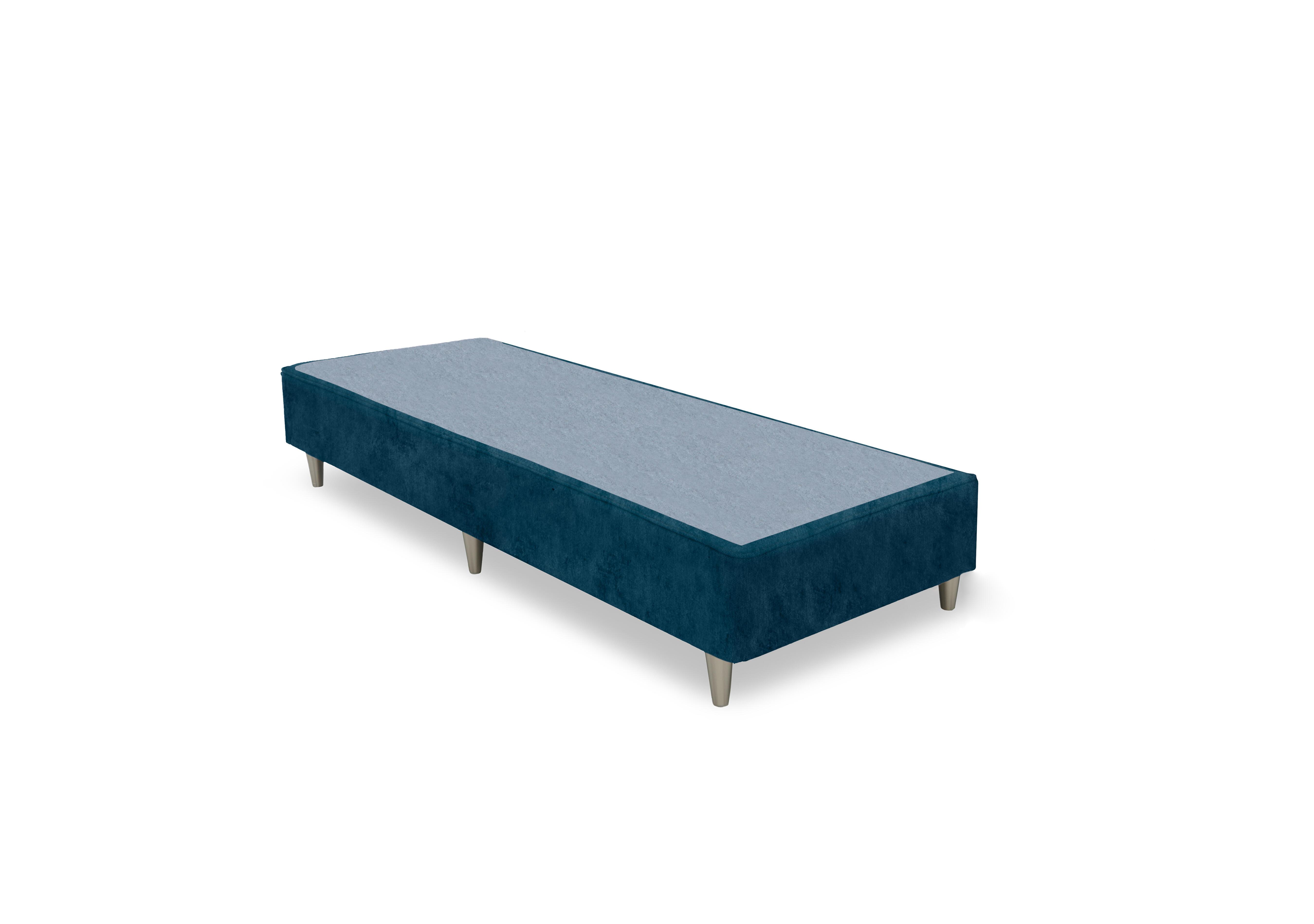 Artisan Premium Platform Top Shallow Divan Base in Daytona Ocean- Bsl on Furniture Village