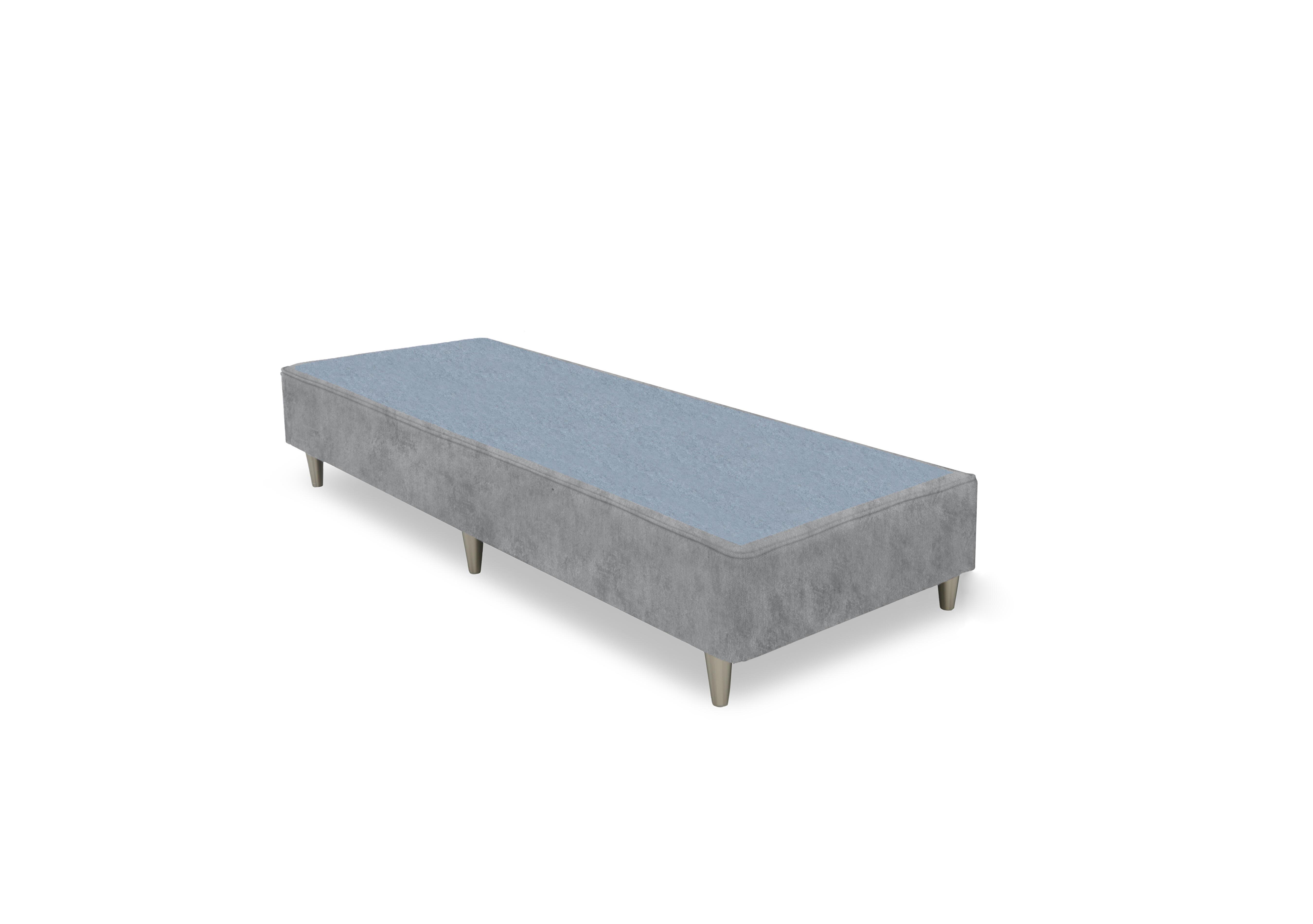 Artisan Premium Platform Top Shallow Divan Base in Daytona Silver- Bsl on Furniture Village