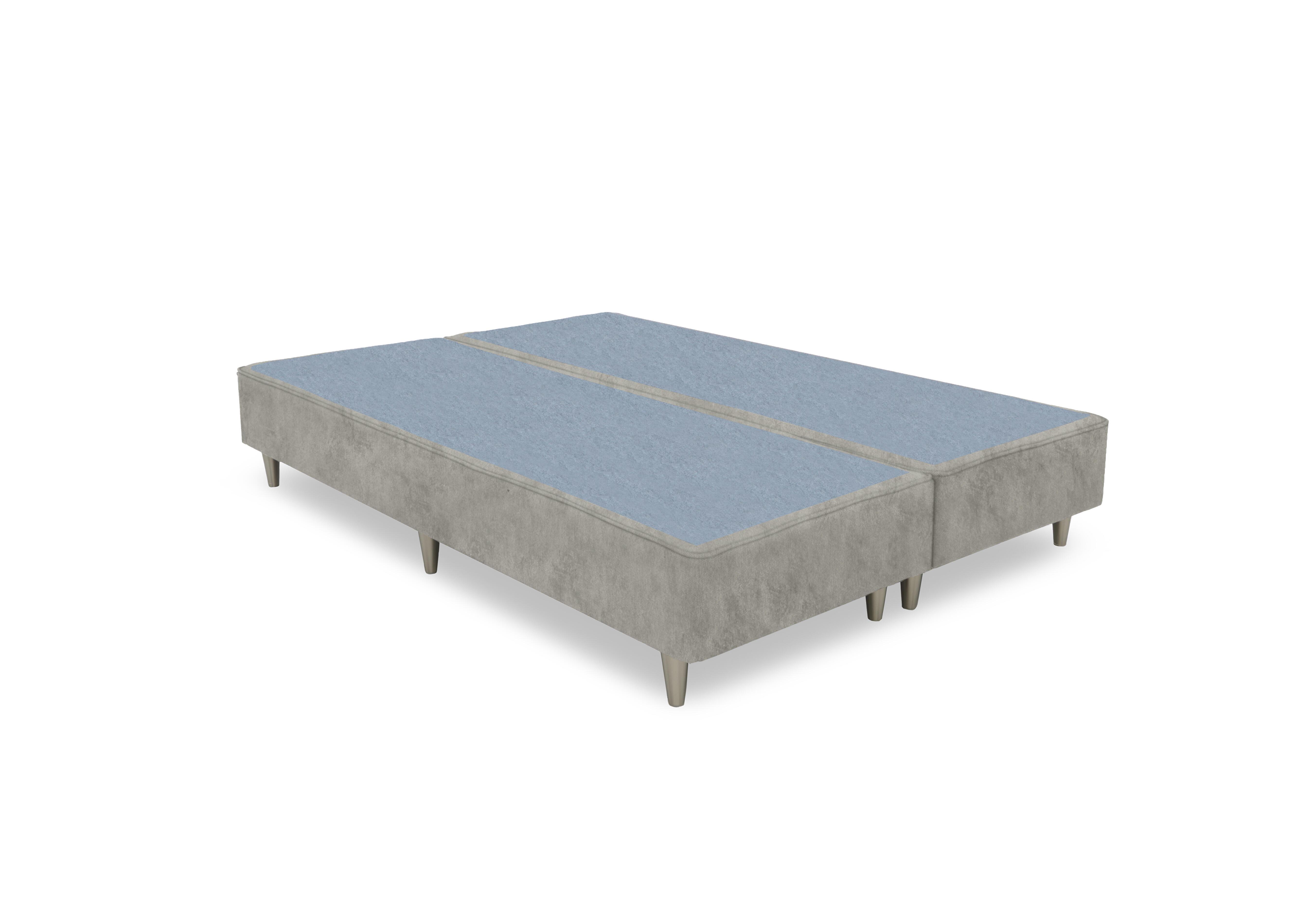 Artisan Premium Platform Top Shallow Divan Base in Daytona Stone- Bsl on Furniture Village